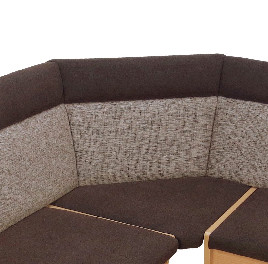 moebel-direkt-online Eckbank Madrid Schenkelmaß 125x165 cm günstig online kaufen