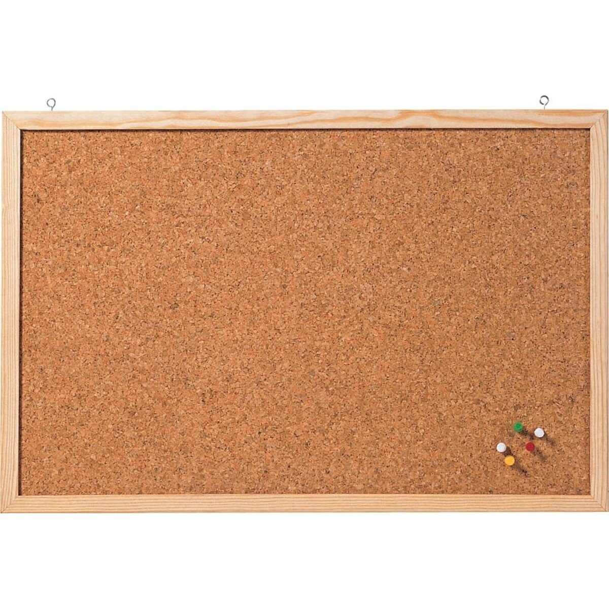 FRANKEN Pinnwand Korktafel Memoboard 120x80 cm Braun