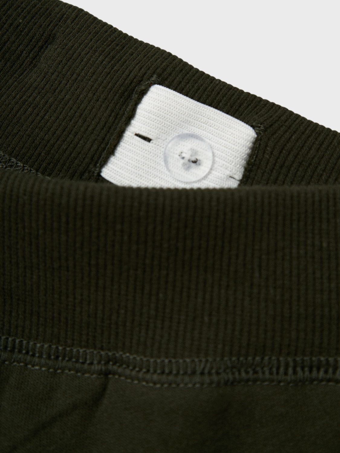 Name It Sweathose NKMSWEAT – Jogger mit verstellbarem Bund und Rippbündchen unifarben, casual, regular fit, angeraute Sweatware