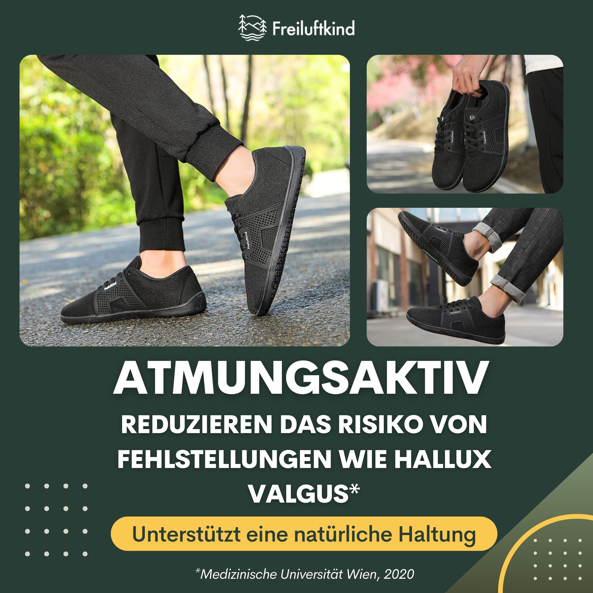 Freiluftkind Hokkaido – gesunde Barfußschuhe Sneaker - Entlastung für Gelenke Sneaker – Bild 5 von 5