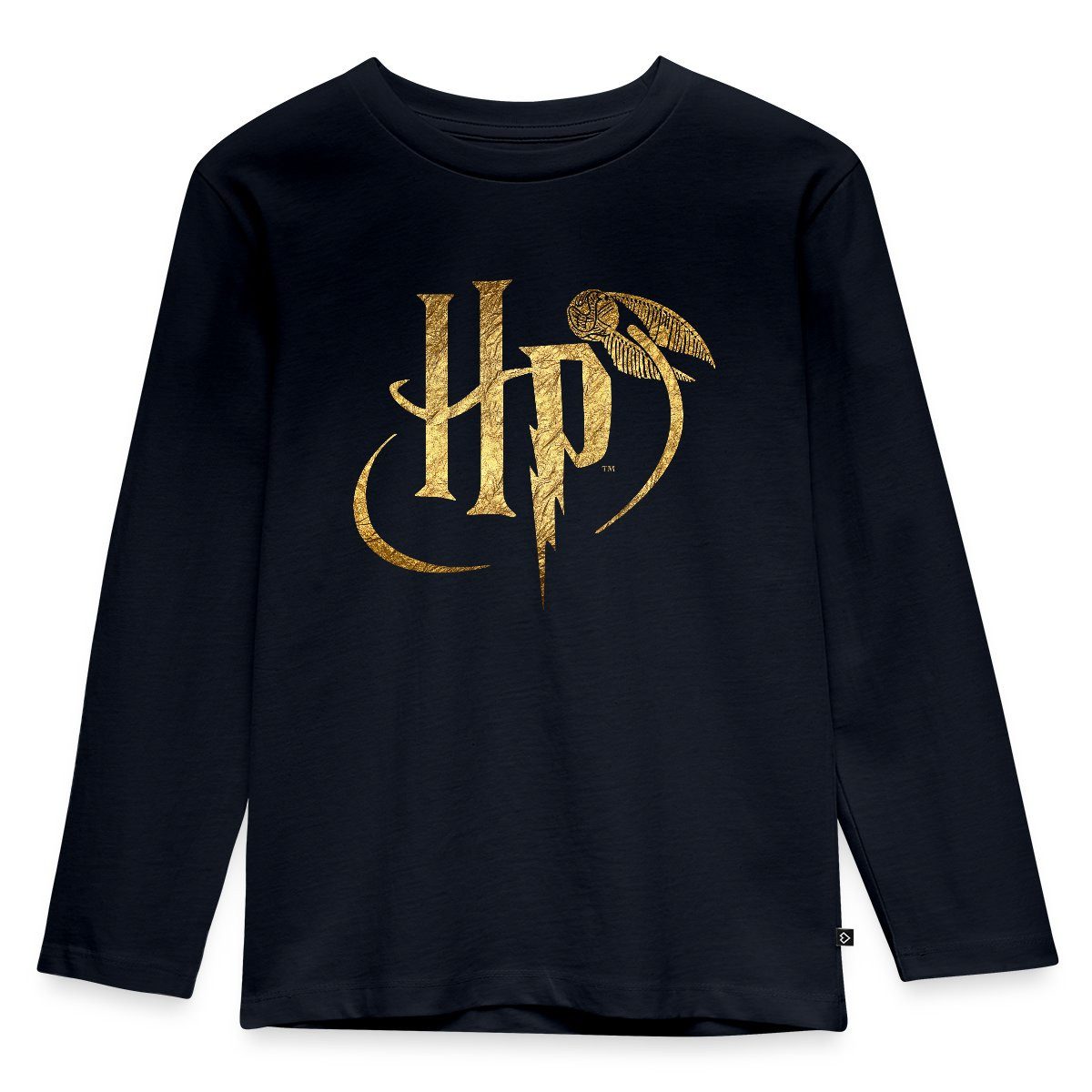 T-Shirt Harry Potter HP Logo Kinder Premium Langarmshirt