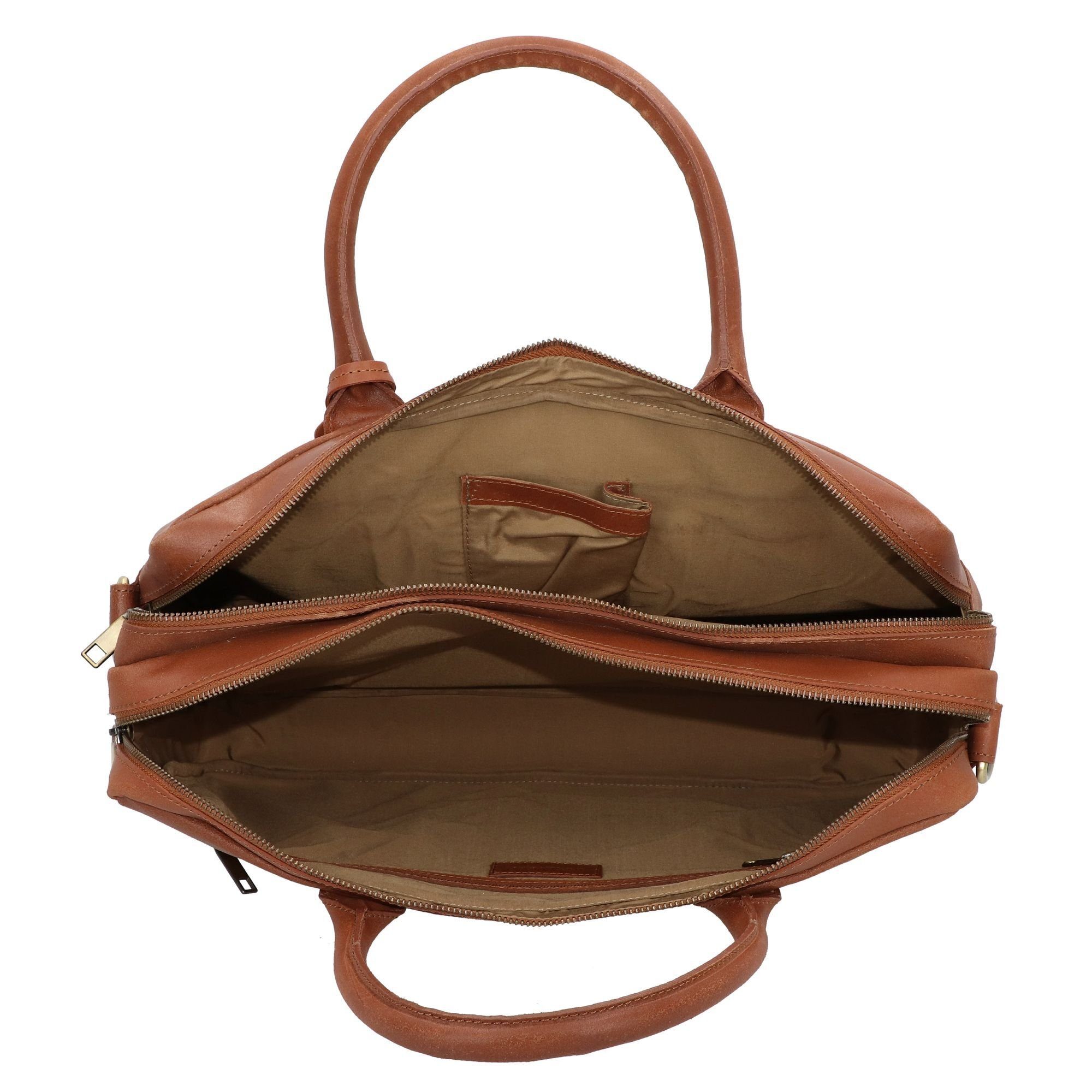 Burkely Aktentasche Vintage, Leder