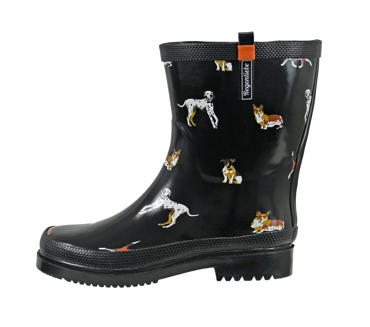Regenliebe Waldi Gummistiefel peppiger Regenstiefel für Hundefans