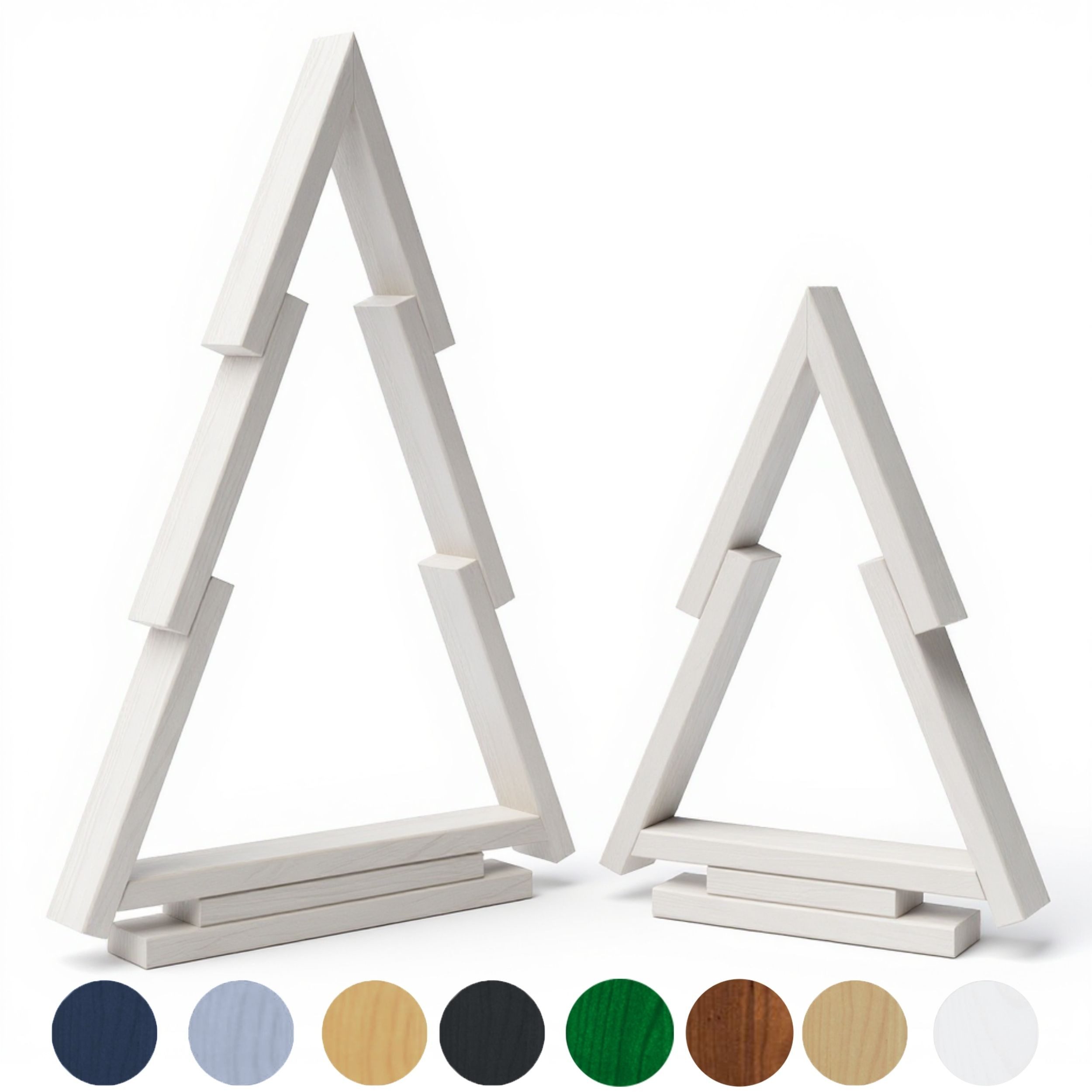 be4nature Weihnachtsfigur, Holz-Weihnachtsbaum Set 2 Stück, günstig online kaufen