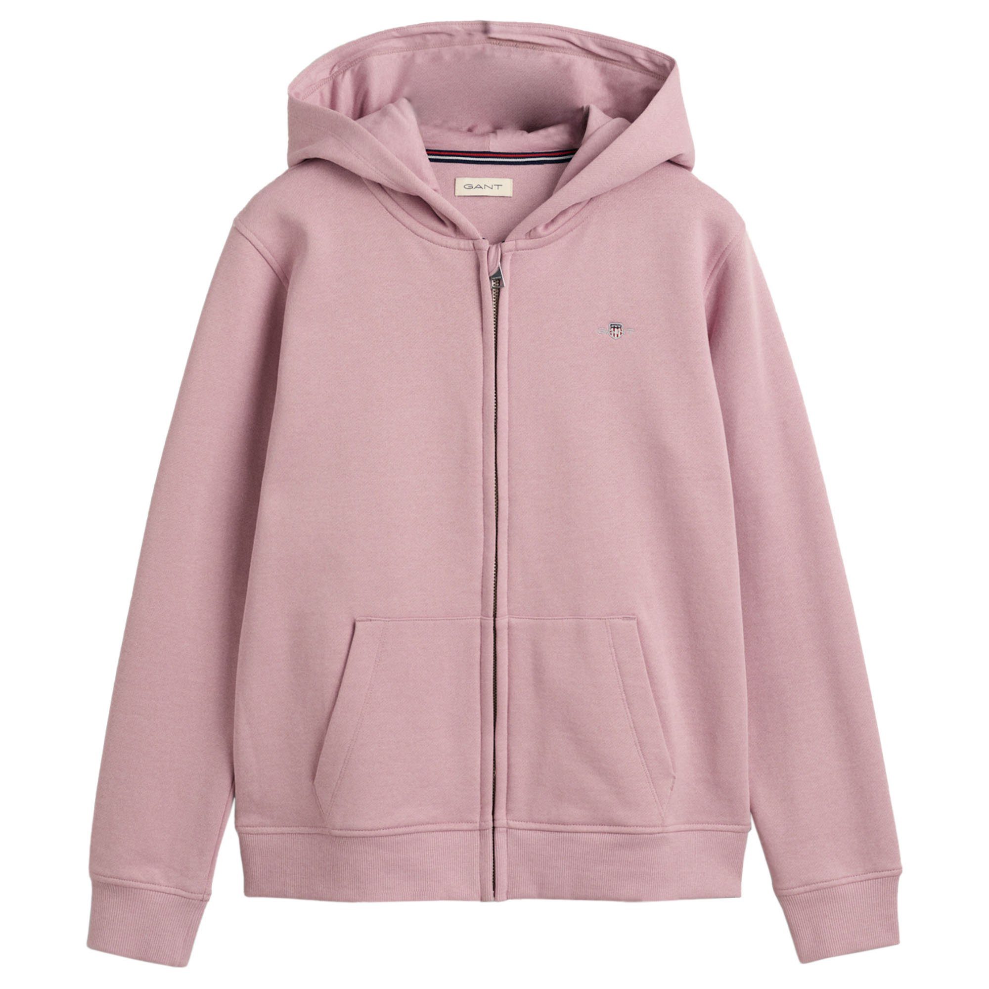 Gant Sweatshirt Unisex Sweatjacke Baumwolle Shield Full Zip Hoodie