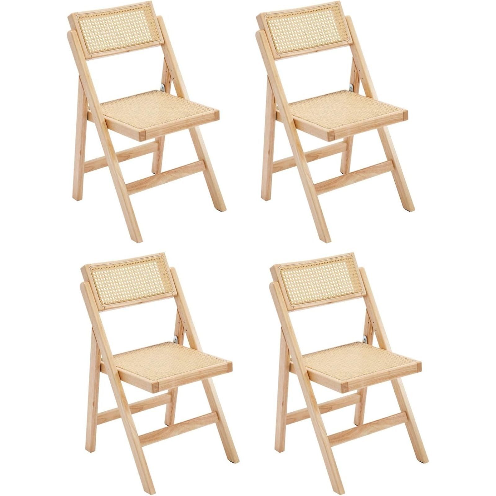 CHAIRUS Esszimmerstuhl 2er Set Rattan-Klappstühle, vintage günstig online kaufen