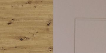 Feldmann-Wohnen Küchenzeile Kvantum, 290cm Artisan Eiche/beige matt 8-teilig