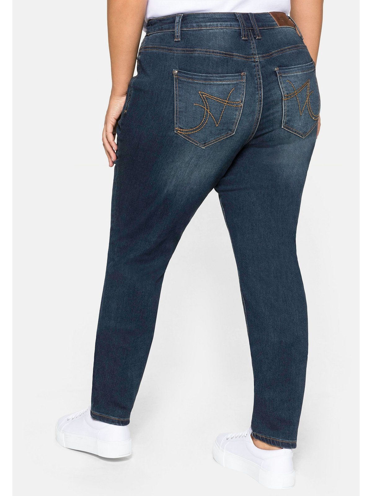 Sheego Stretch-Jeans Große Größen Super elastisches Power-Stretch-Material
