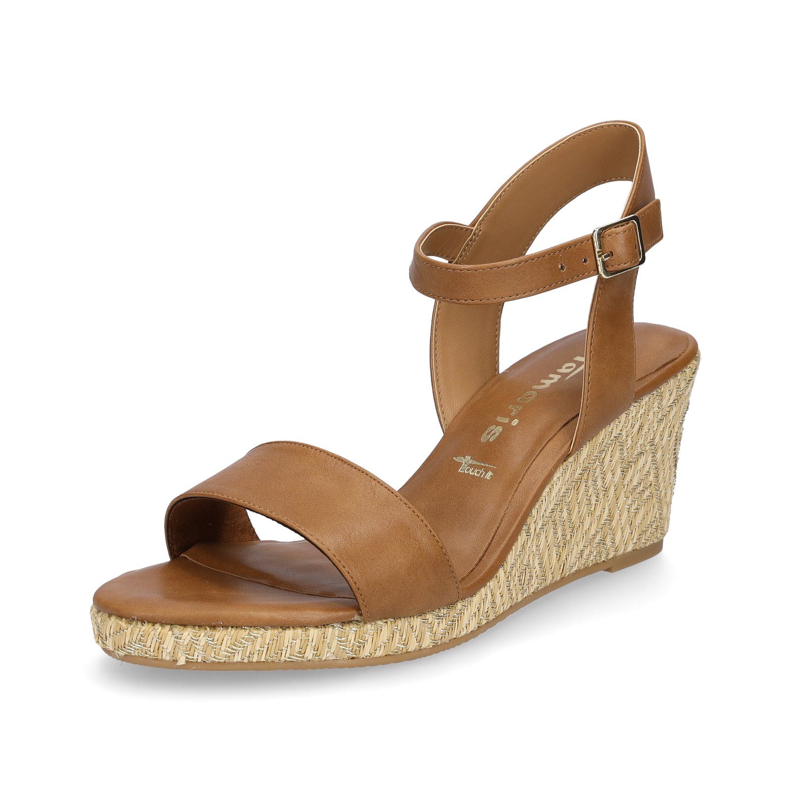 Tamaris Tamaris Damen Keil Sandalette cognac Sandale