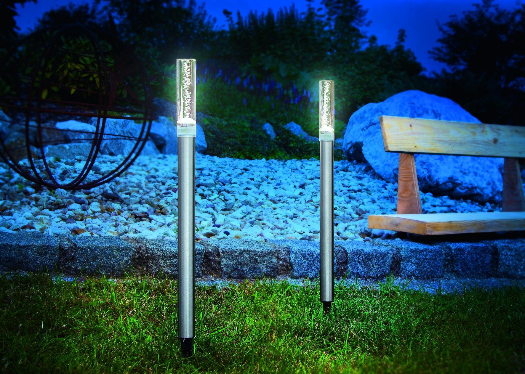 esotec LED Solarleuchte Esotec Solar Leuchtstäbe günstig online kaufen