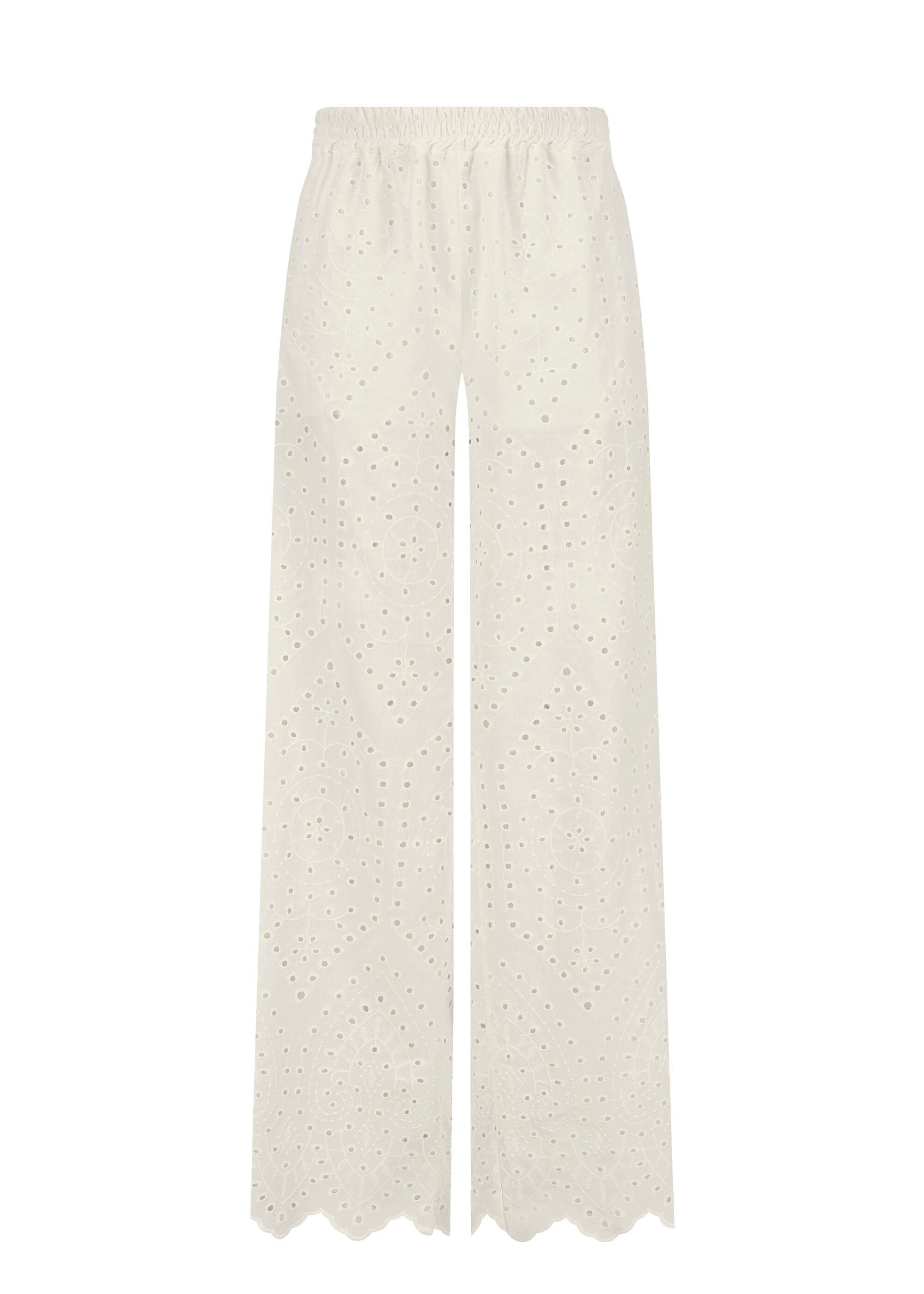 Nicowa Stoffhose NIMOLA NIMOLA bestickte Sommer Hose