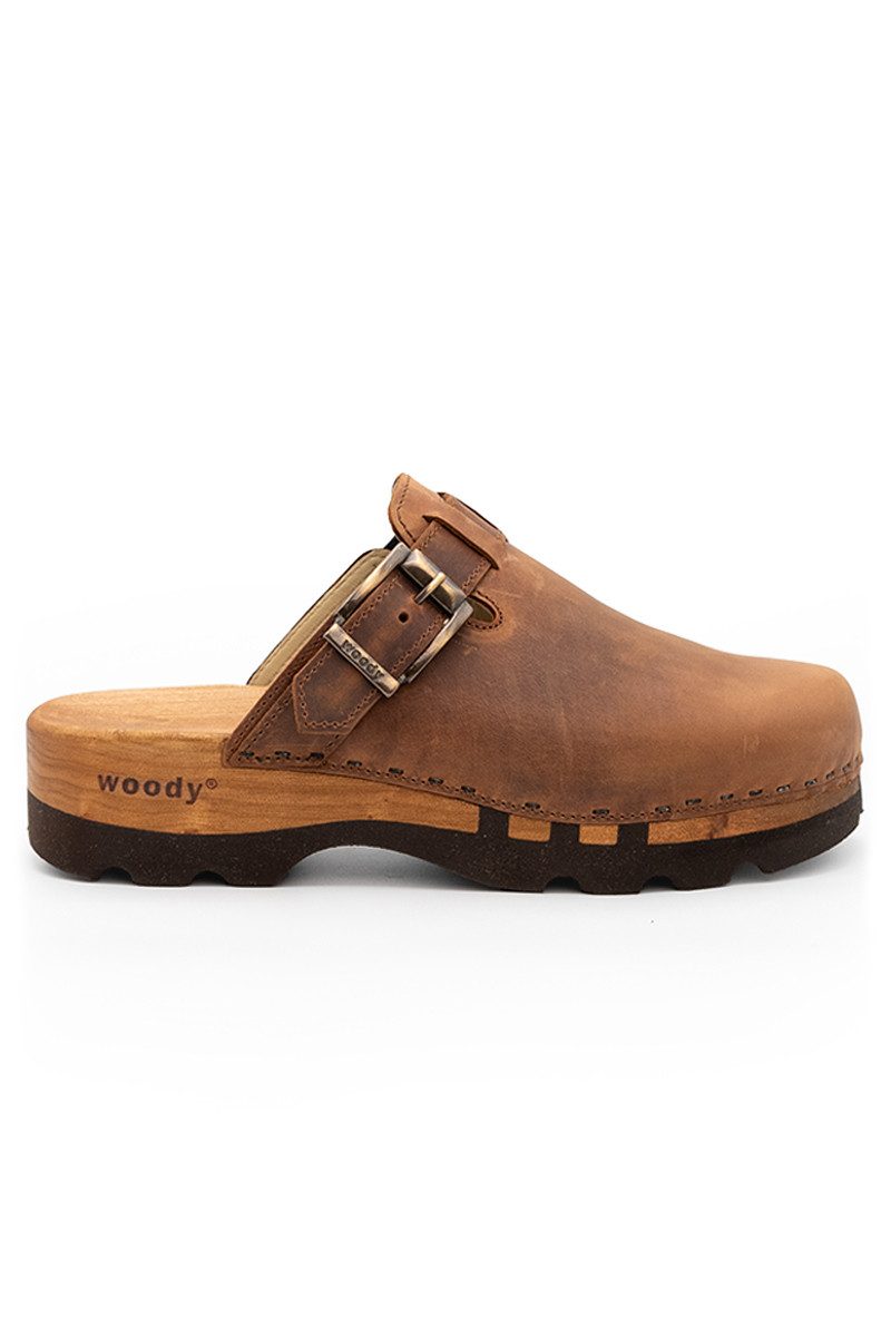 woody GmbH Clogs Herren - LUKAS - tabak Кросівки
