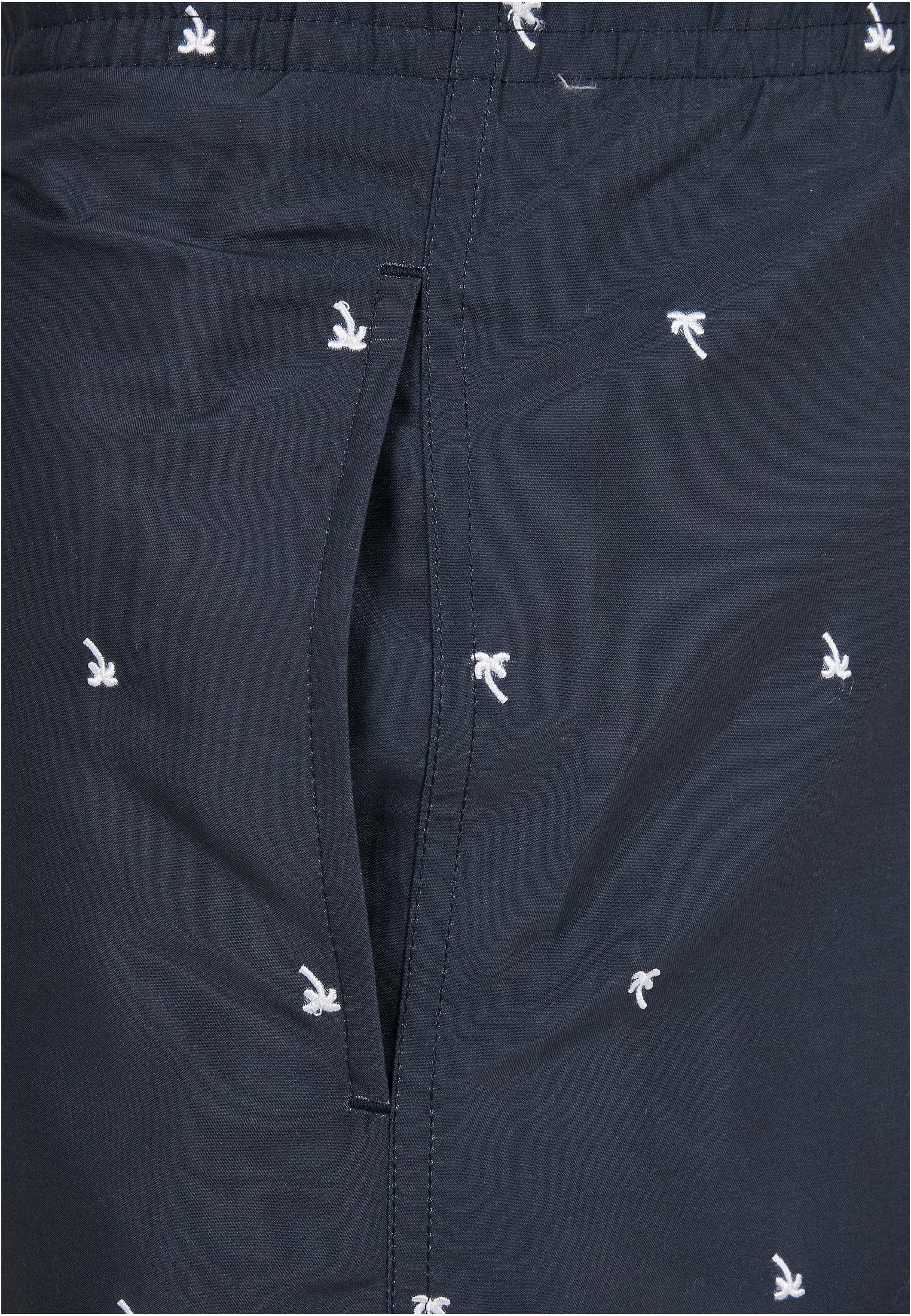 CLASSICS Embroidery Herren Swim Shorts Badeshorts URBAN palmtree/midnighnavy/white