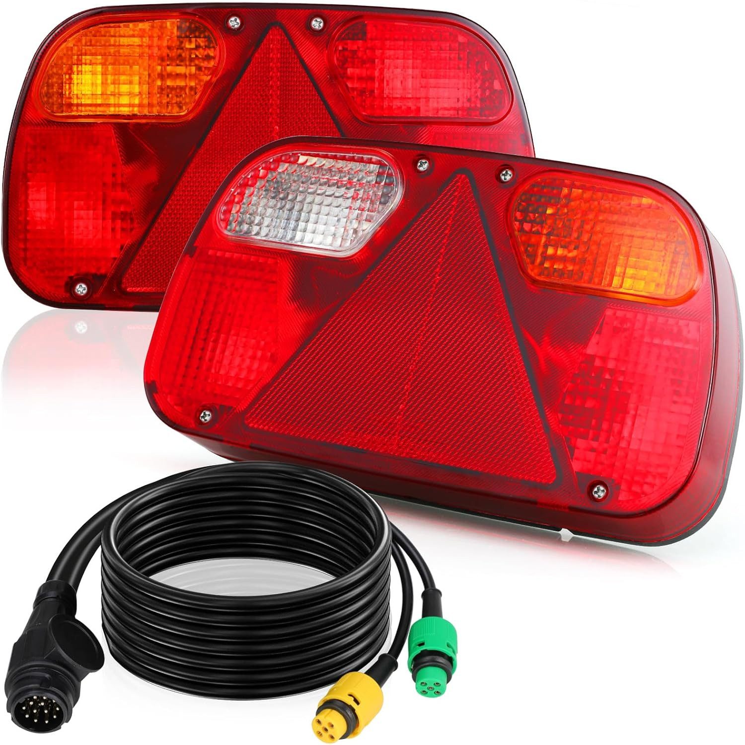 TLGREEN Anhänger-Rückleuchte 13 polig 12V Anhängerbeleuchtung Rücklichter m günstig online kaufen