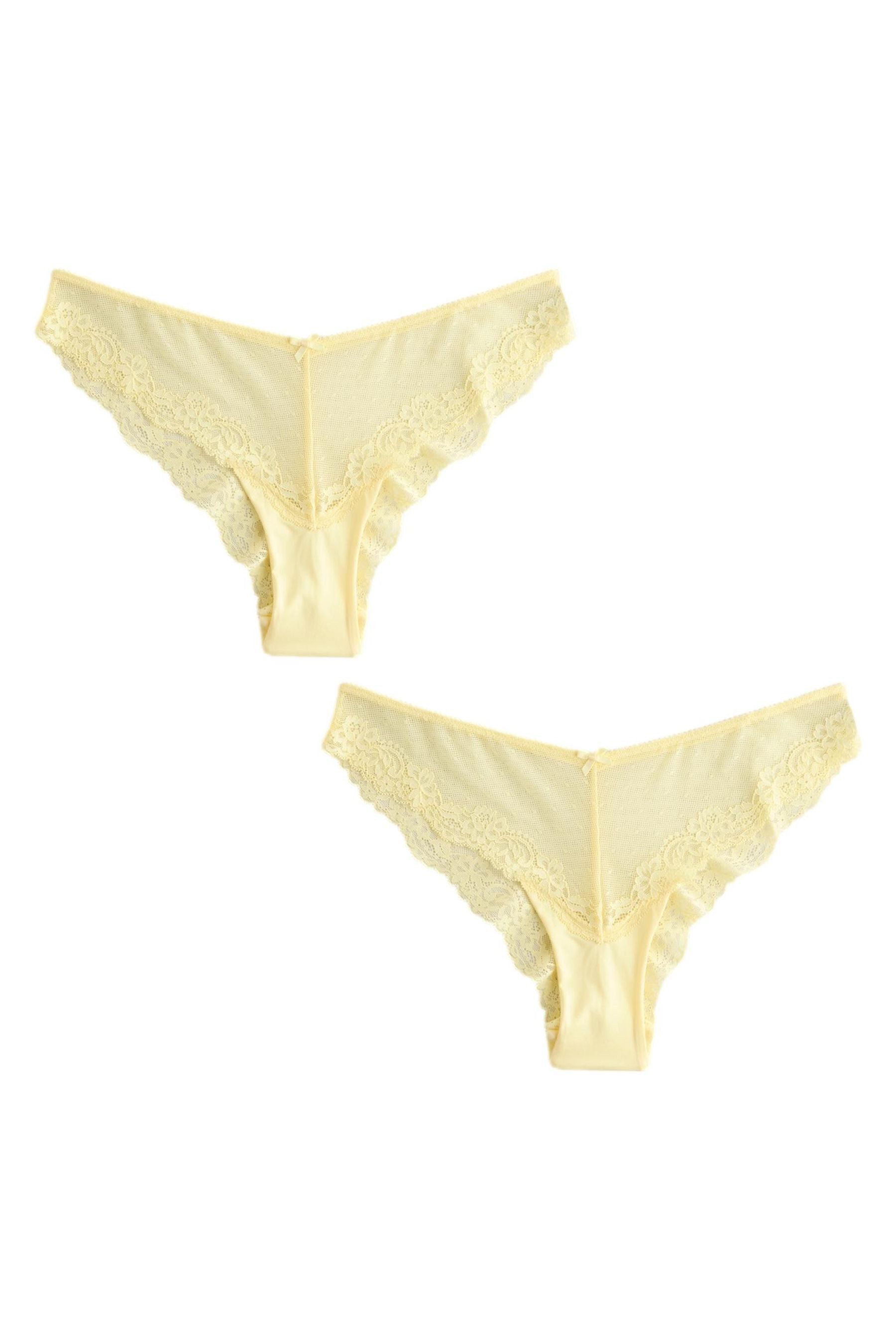 Brasilslip Spitzenslips im 2er-Pack, Brazilian