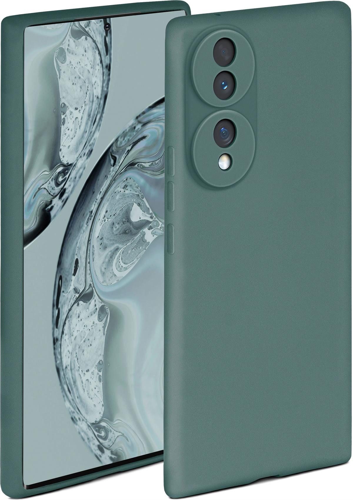 ONEFLOW Handyhülle ONEFLOW® Soft Case für Honor 70, Hülle aus Silikon, Back Cover mit Kameraschutz, weiche Silikonhülle