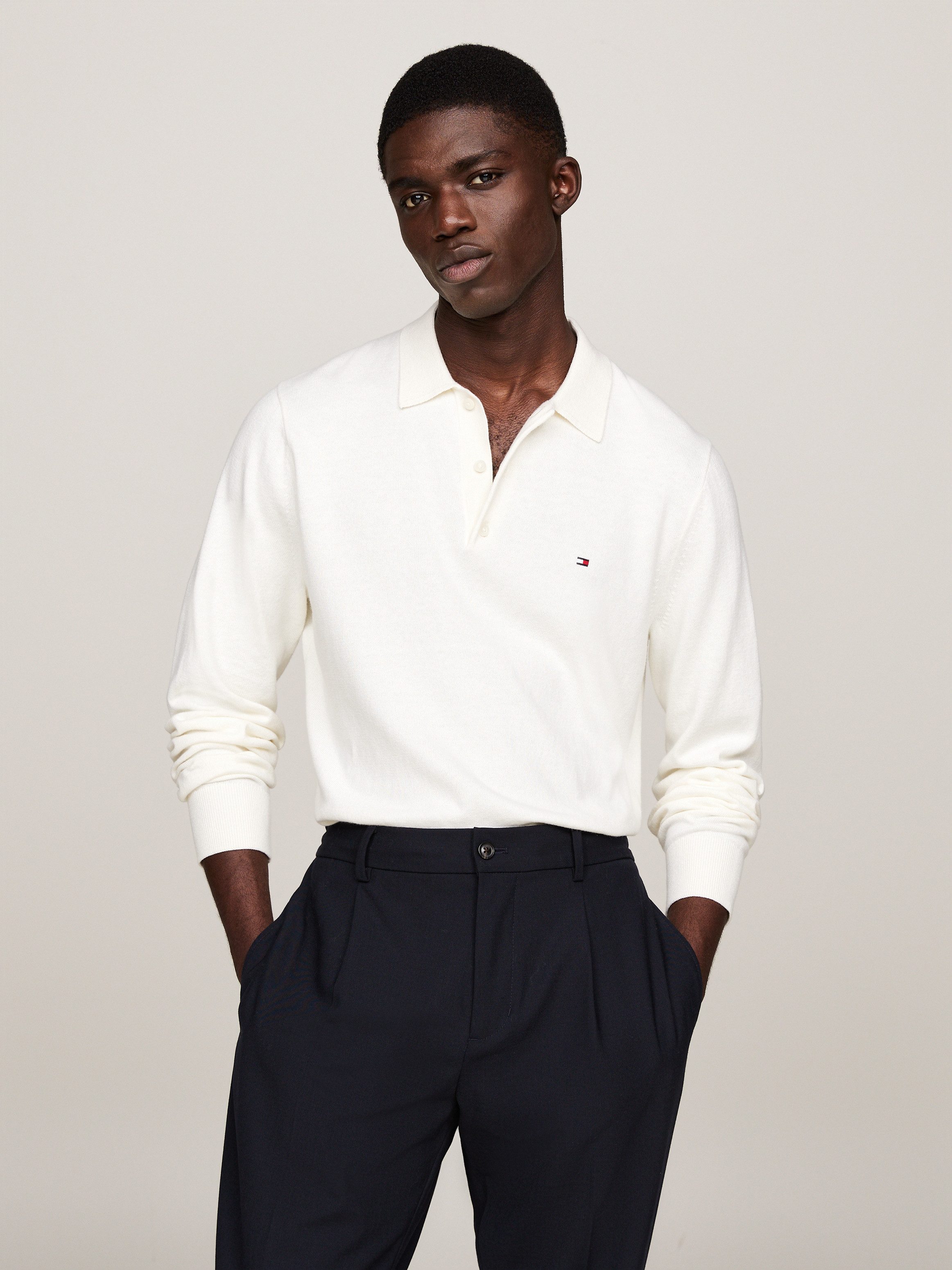 Tommy Hilfiger Polokragenpullover PIMA ORG CTN günstig online kaufen