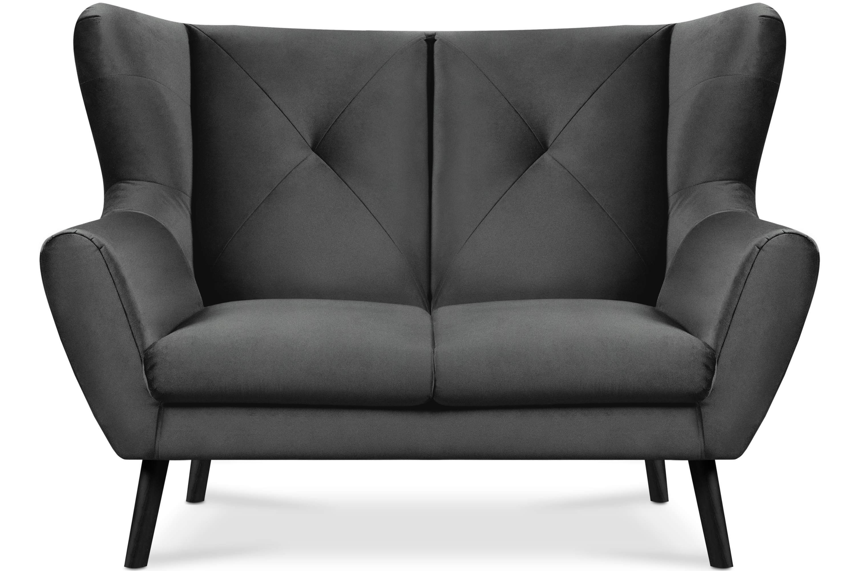 KONSIMO® 2-Sitzer MIRO Einzelsofa, Elegant-Stil, aus der EU, wasserabweisender Oberstoff,bequemer Schaumstoff im Sitz