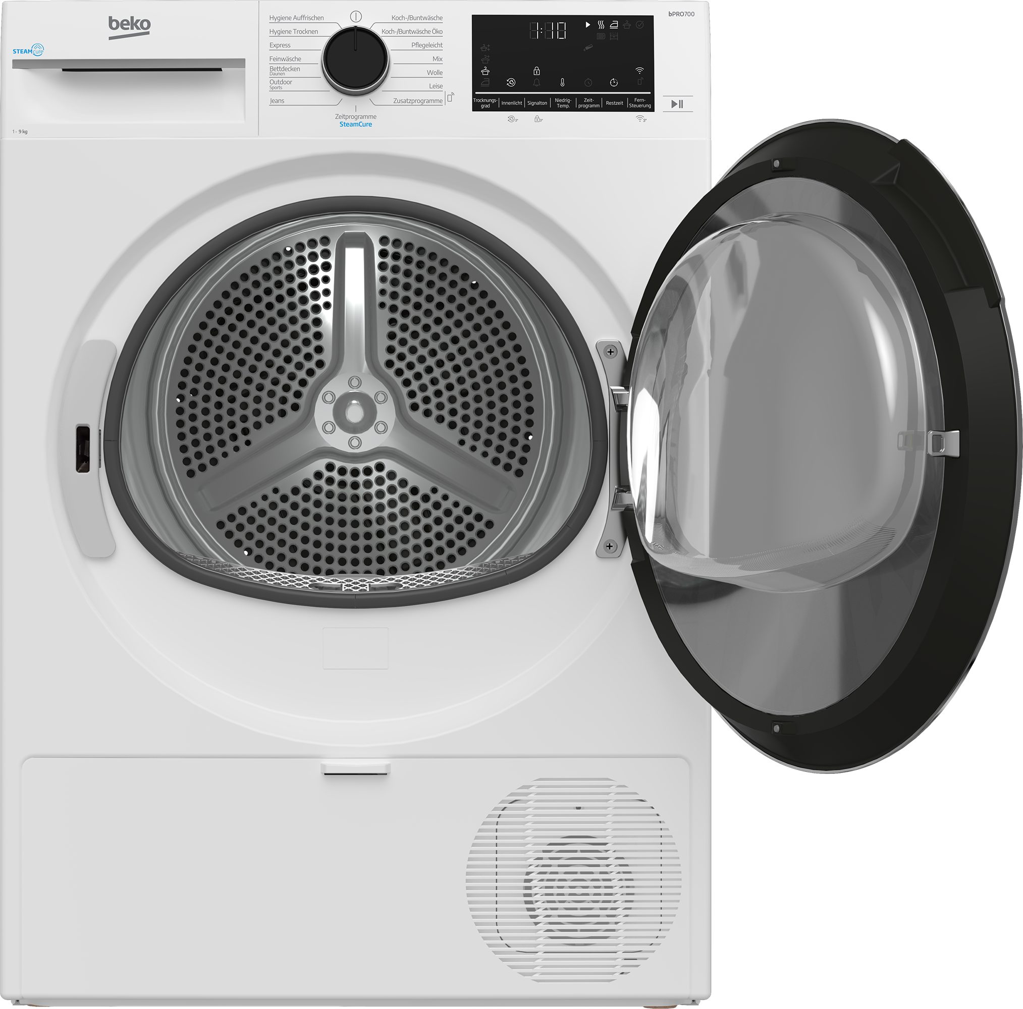 BEKO Wärmepumpentrockner B7T89209, Die AquaWave® Trommel bewegt die Wäsche sanft und effektiv – Bild 2 von 5