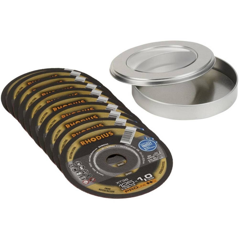 Rhodius Trennscheibe Trennscheiben-Set 125 x 1.0 x 22.23 mm 210747