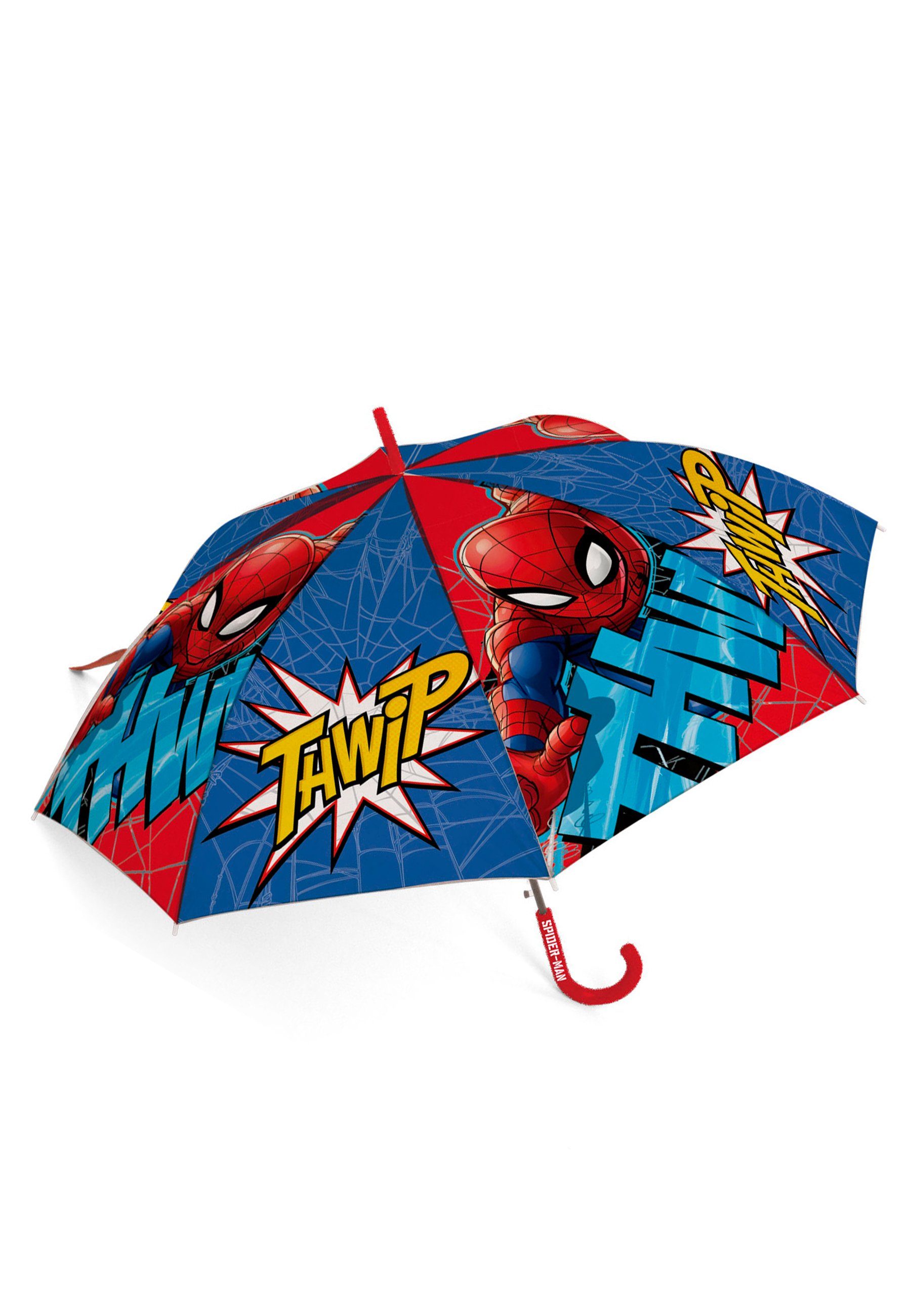 Stock-Schirm Kuppelschirm Regenschirm Stockregenschirm Kinder Spiderman