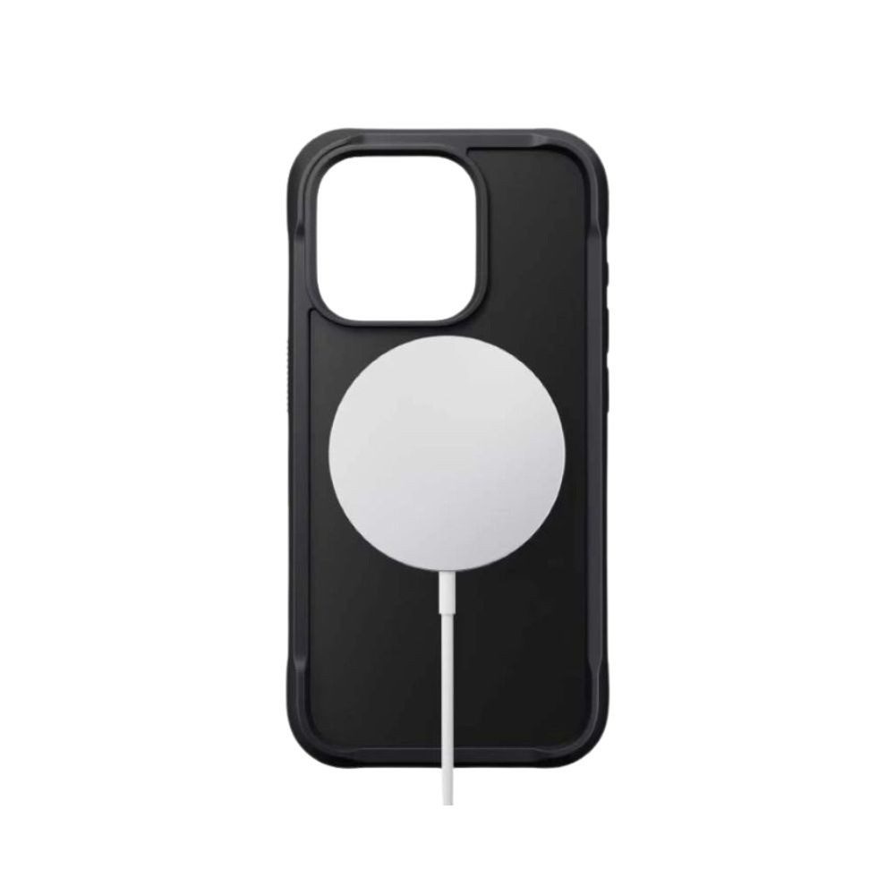Nomad Smartphone-Hülle Rugged Case, für iPhone 15 Pro, Shadow Black