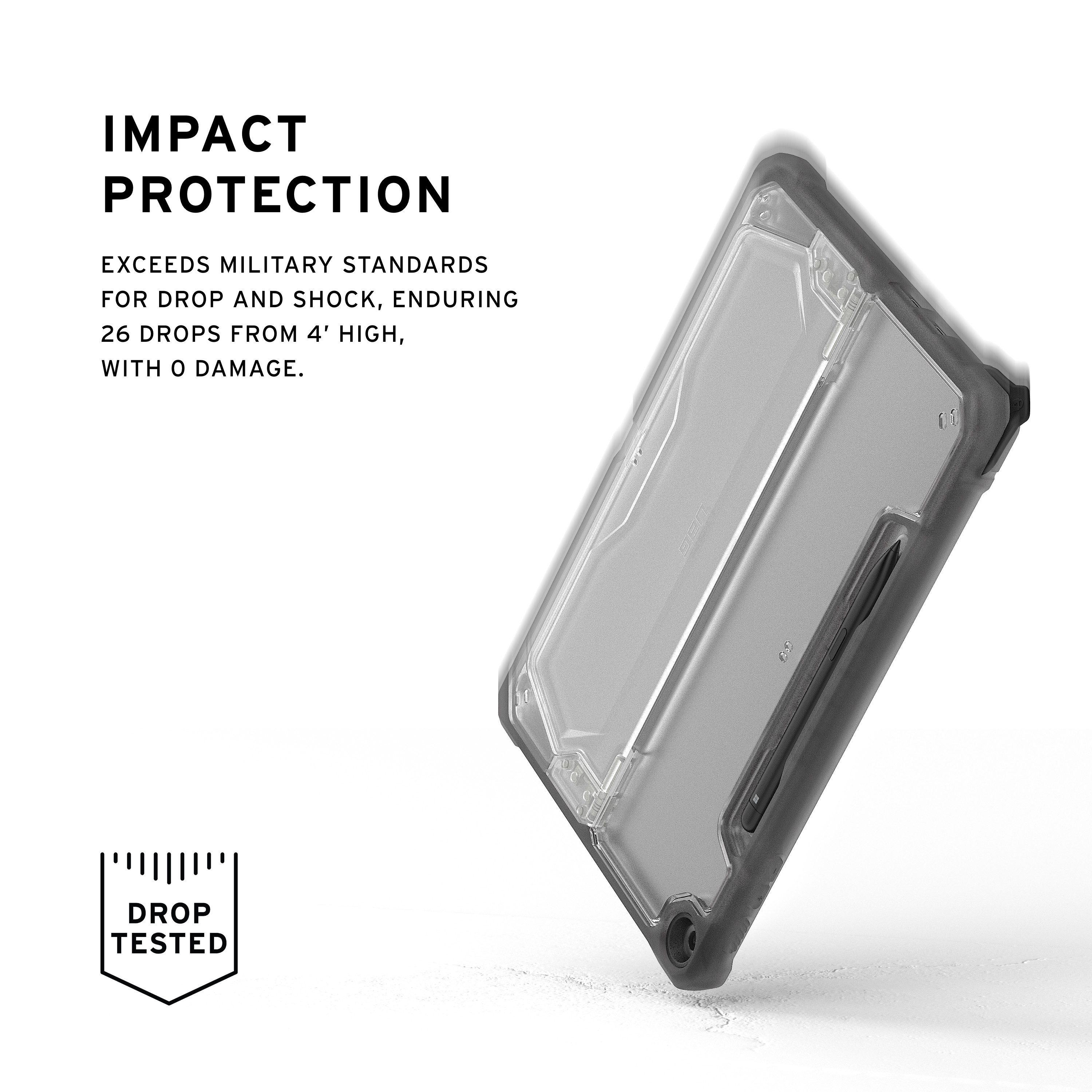 Urban Armor Gear Tablet-Hülle Plyo Case - Microsoft Surface Pro 12 Zoll Hülle, (Offizielle "Designed for Surface" Zertifizierung)