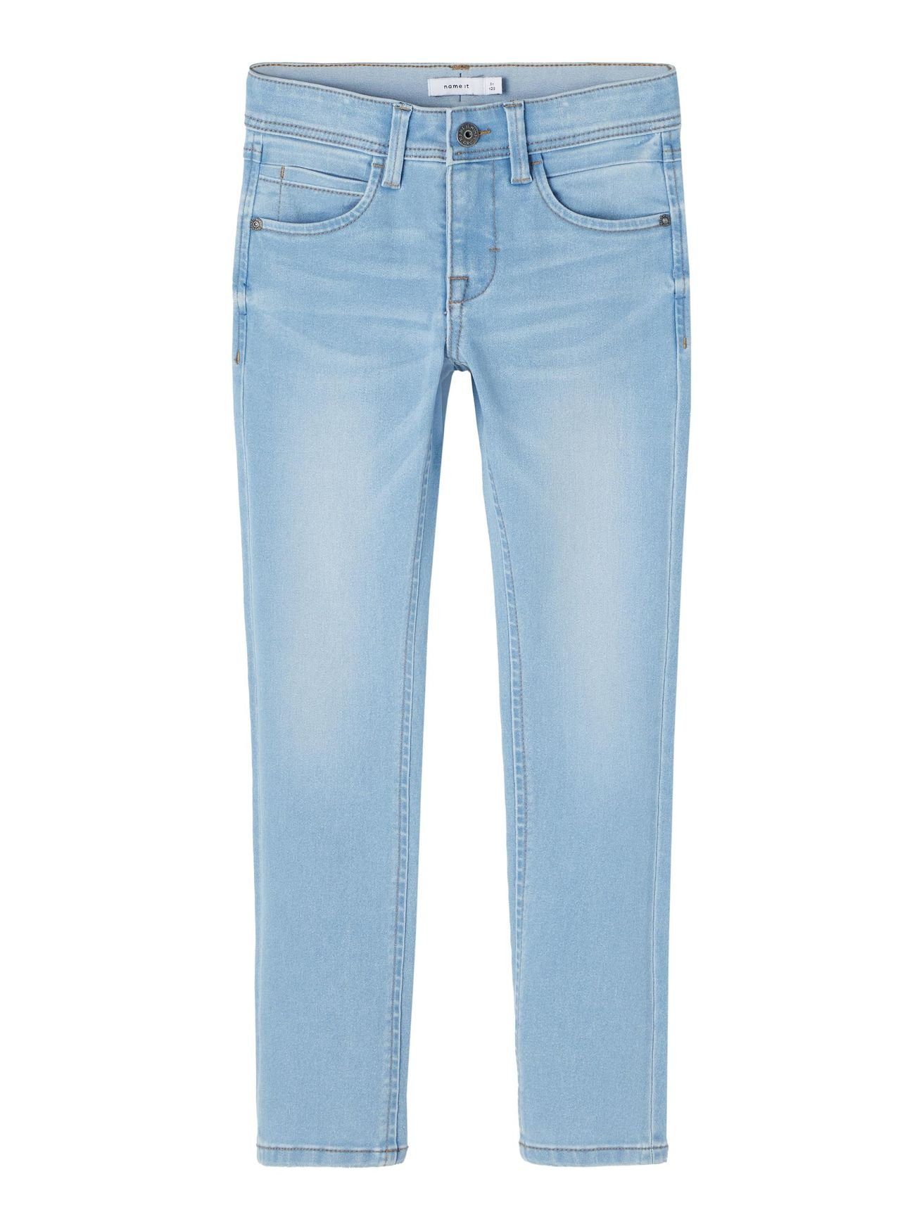 Name It Regular-fit-Jeans Slim in Fit 5492 Jeans Denim NKMSILAS Hellblau