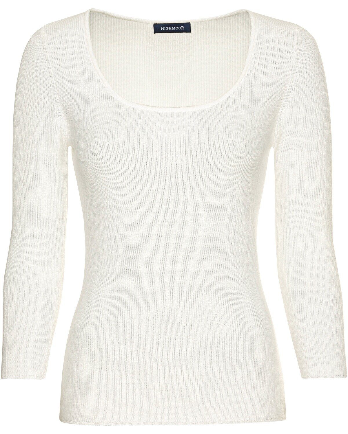 Highmoor Langarmshirt Rippenstrick Shirt günstig online kaufen