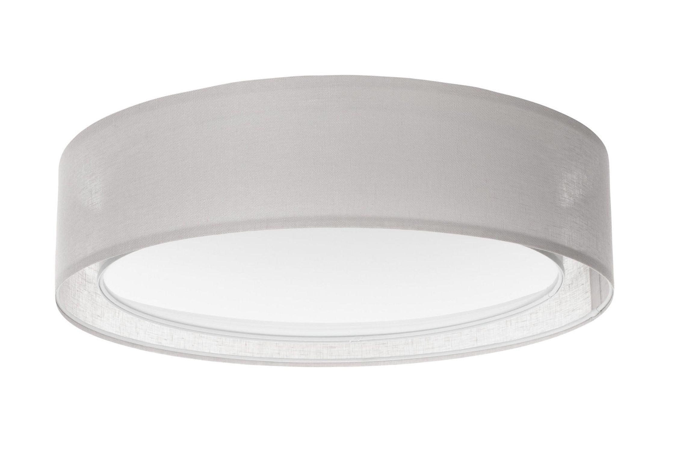 Licht-Erlebnisse Deckenleuchte ADORO, ohne Leuchtmittel, E27 Ø 50 cm Beige 2-flammig rund Modern