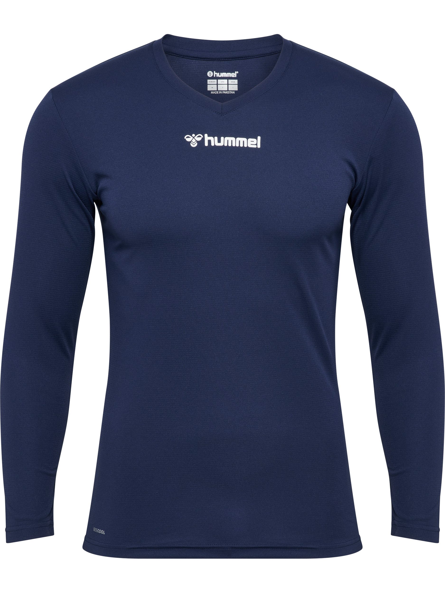 hummel Trainingsshirt HMLBL ESSENTIAL TEE L/S reguläre Passform, langärmlig, atmungsaktiv, schnell trocknend