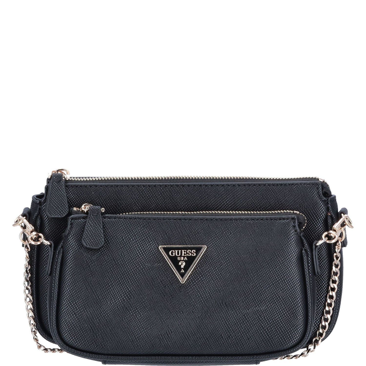 Guess Umhängetasche GUESS Damen Schultertasche Noelle Black (1, 1-tlg., 1)