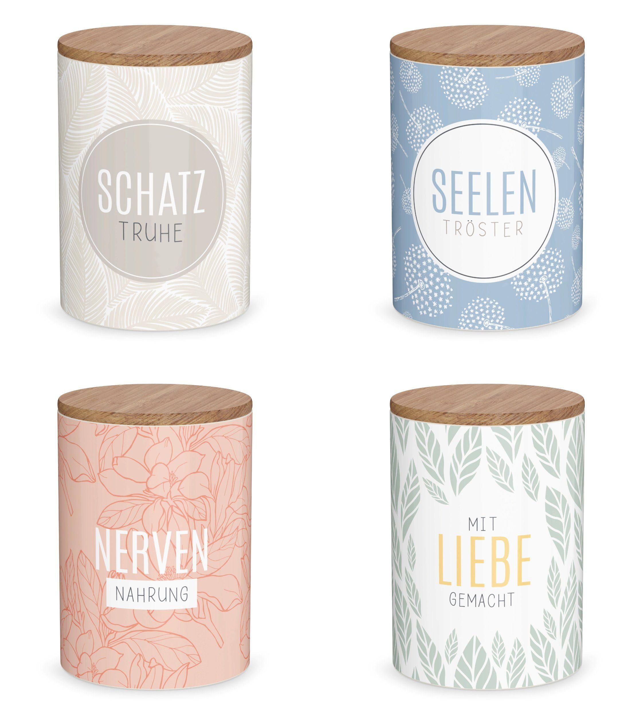 Vorratsdose Vorratsbehälter Keksdose Vorratsdose 1L Keramik Geschenk für Dich