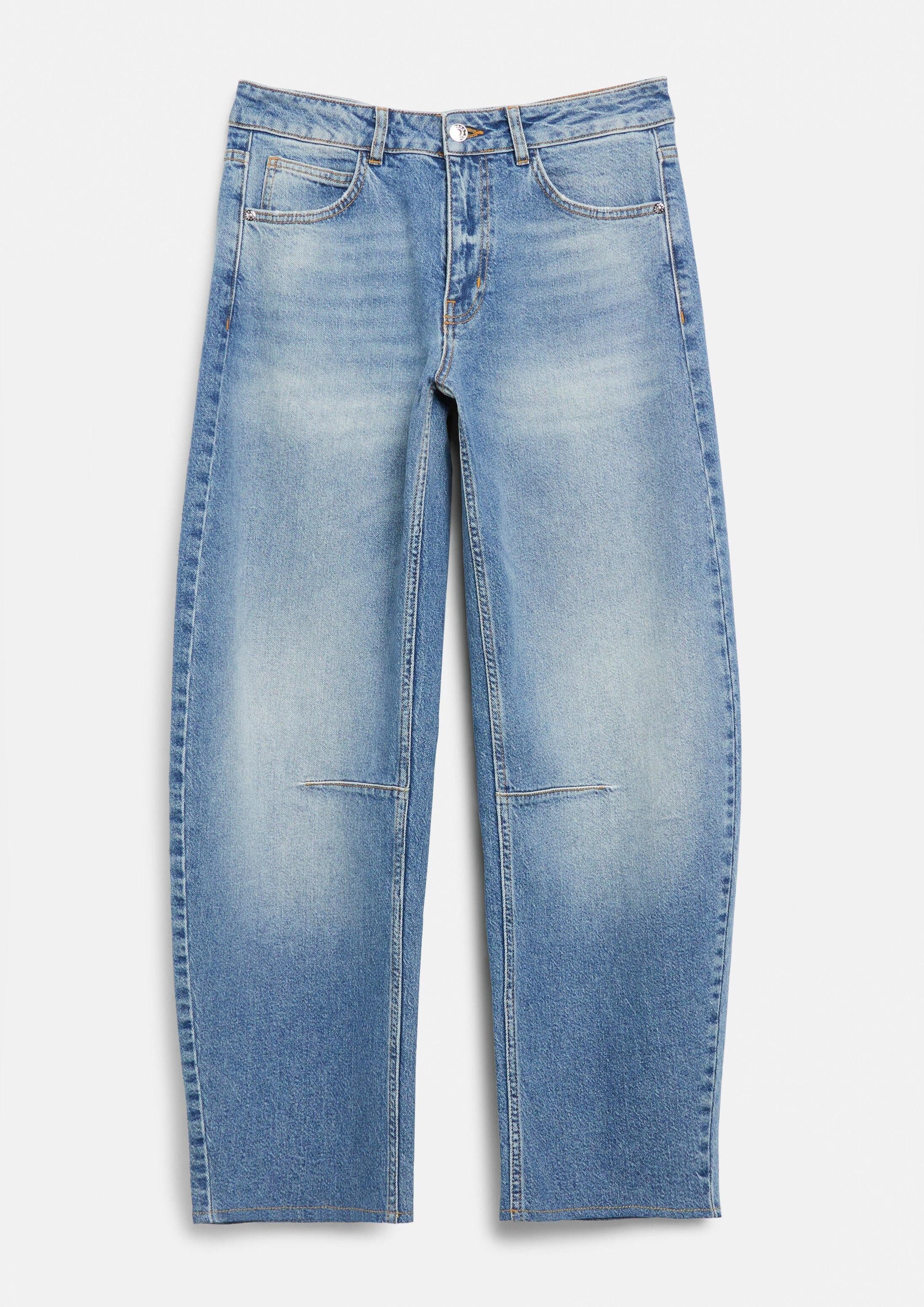 comma Regular-fit-Jeans Jeans-Hose Barrel Leg Denim