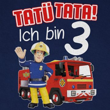 Shirtracer T-Shirt Tatü Tata! Ich bin 3 Geburtstag Feuerwehrmann Sam Jungen
