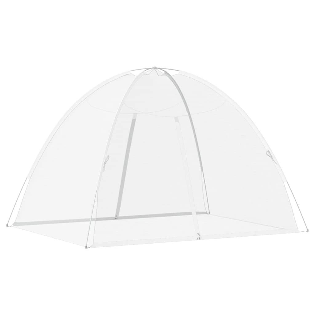 vidaXL Moskitonetz Moskito-Netzzelt Mongolisch 220 Mesh Weiß 200x150x140 cm