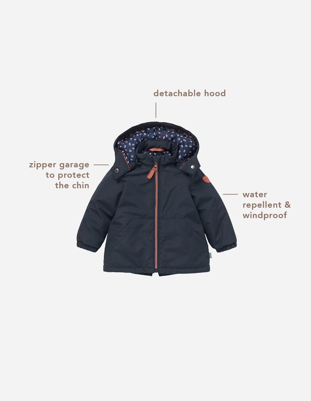 jacke (1-St) Lineville Wendejacke Winter Noppies Noppies