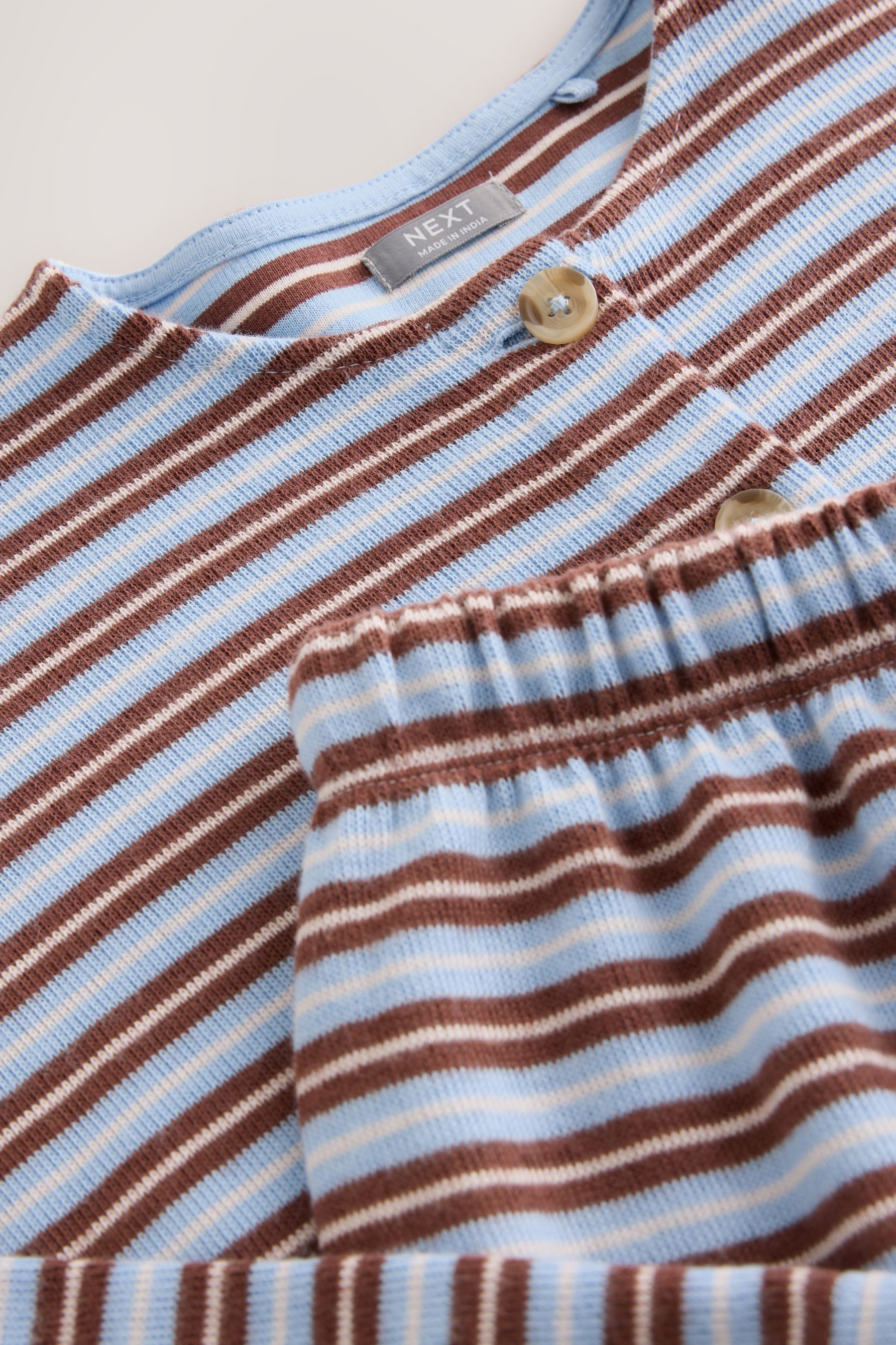 Next T-Shirt Strickjacke mit Streifen im Set (2-tlg)