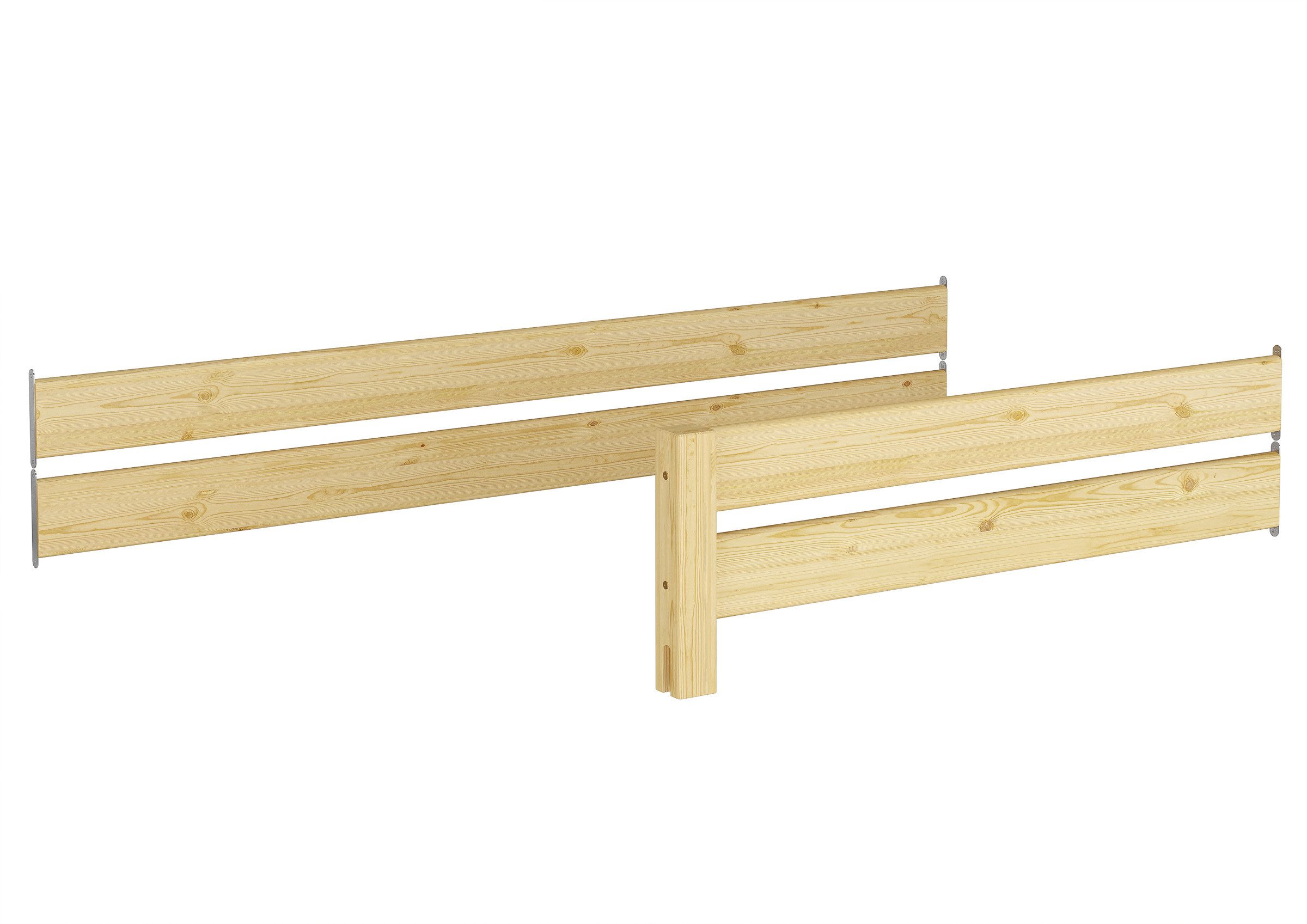 ERST-HOLZ Bettschutzgitter Kindersicherung Rausfallschutz für Model 60.16 Kiefer Massiv Natur