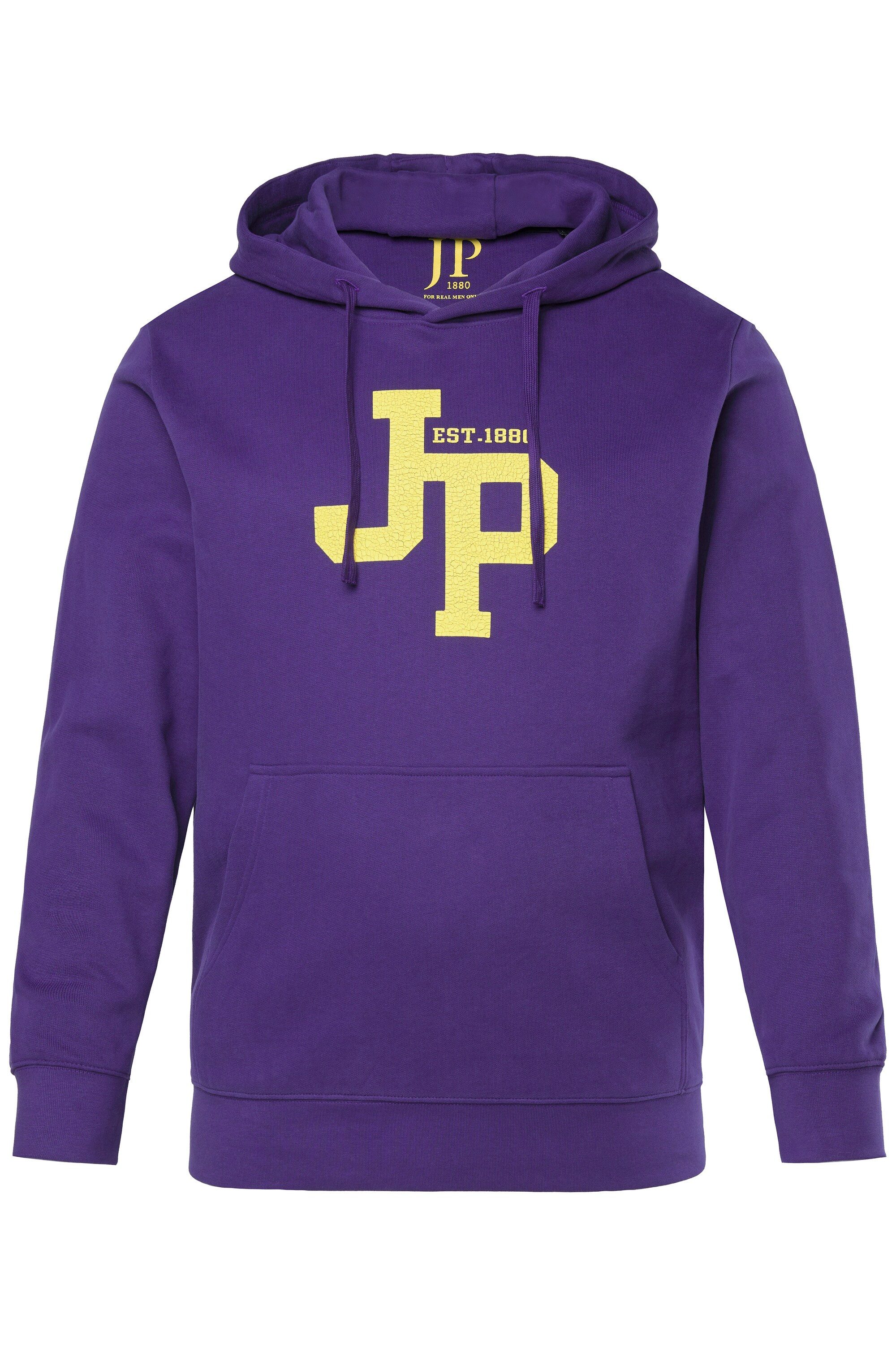 JP1880 Sweatshirt Hoodie Kapuzensweater Brustprint Kängurutasche