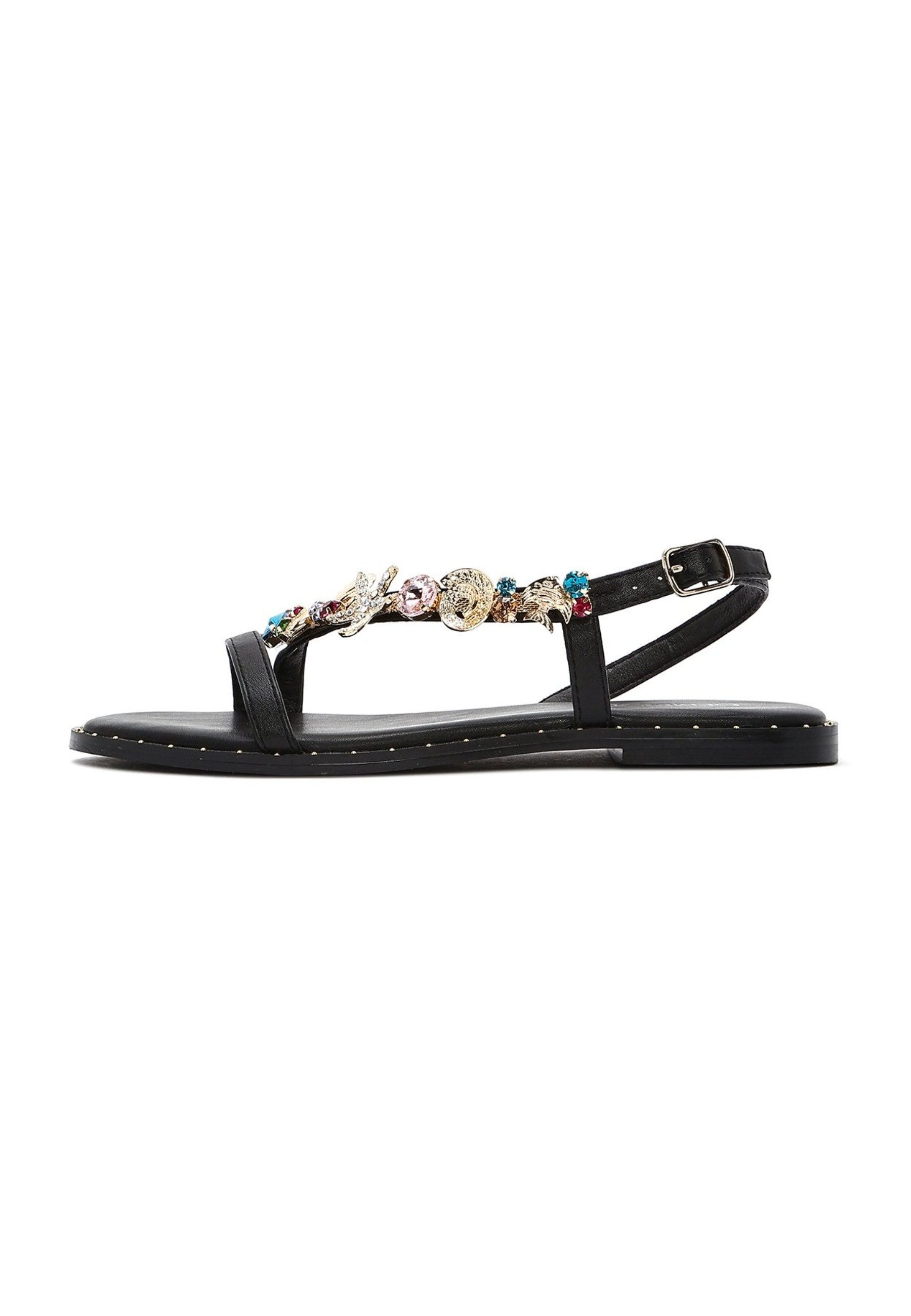 Derimod Sandalen aus Kunstleder Sandale Synthetikfutter, TPU Sohle, Absatz günstig online kaufen