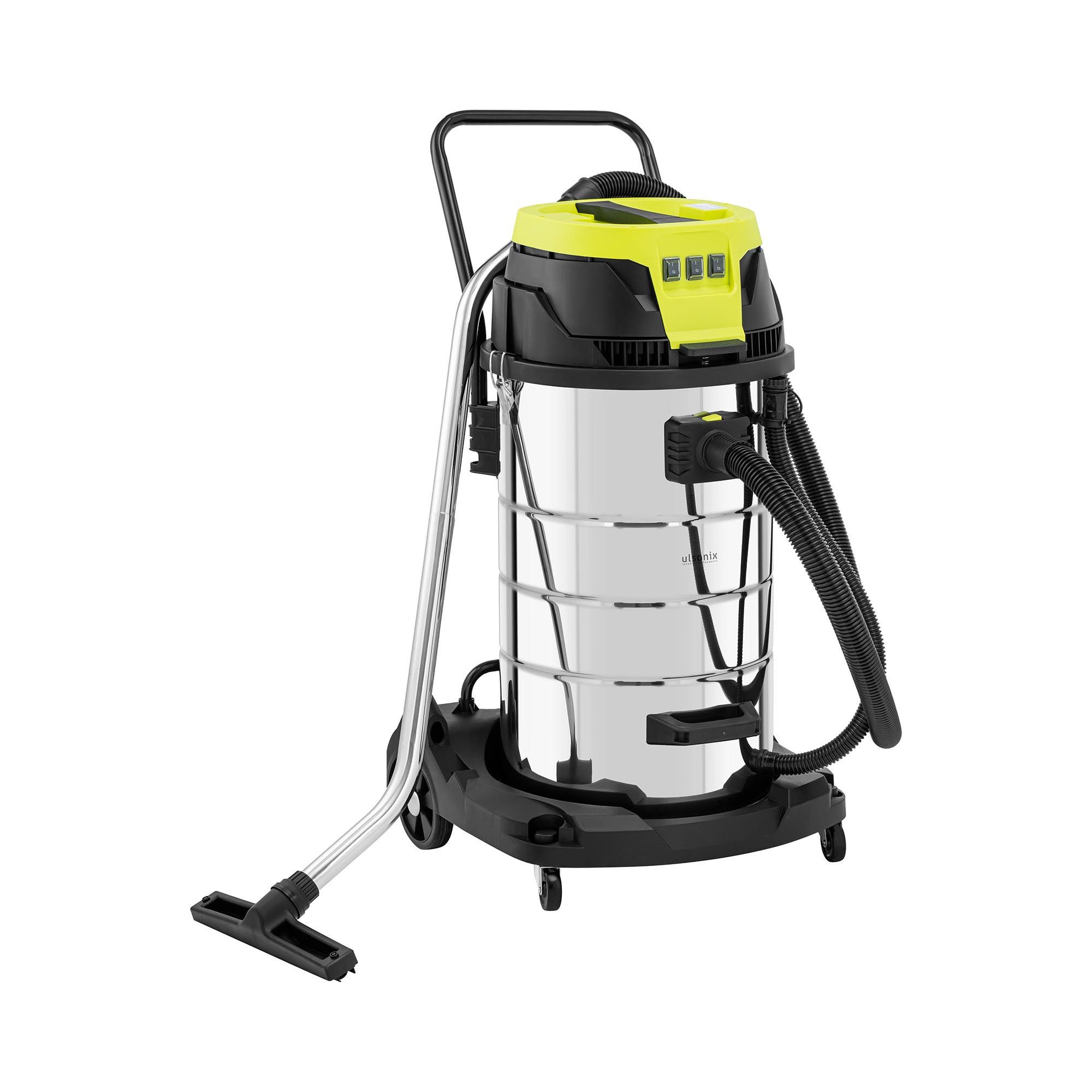 Ulsonix Industriesauger 100 L Nass-Trocken-Sauger Industrie Büro- Geschäftsräumen IPX4 3000 W, 3000 W