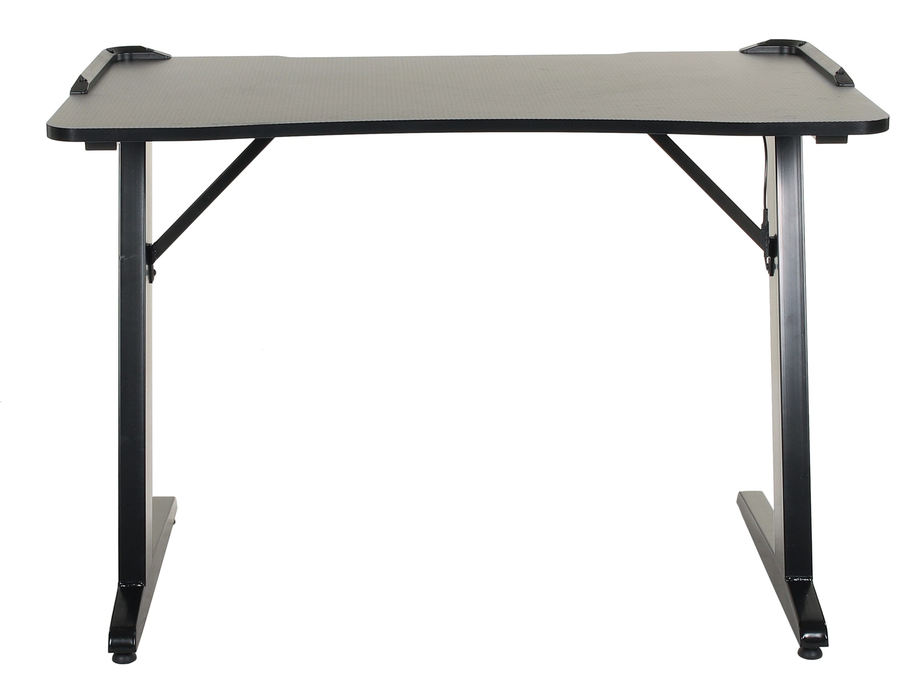 Duo Collection Schreibtisch Game-Rocker, RGB LED Beleuchtung, in schwarz - 60x76x110cm (BxHxT)