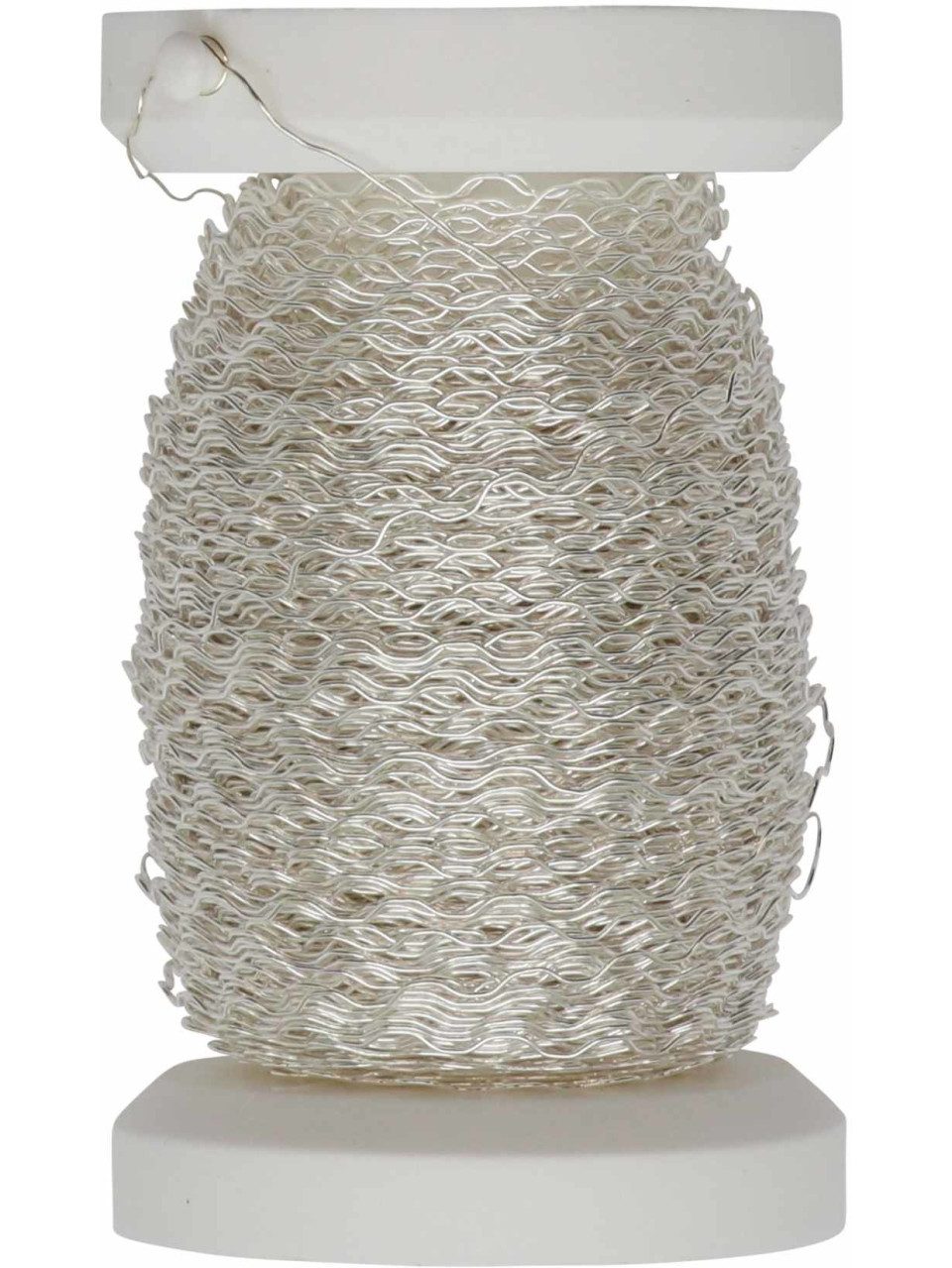 Glorex Bastelnaturmaterial Glorex Effektdraht versilbert, 0,25 mm x 60 m