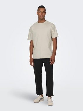 ONLY & SONS Rundhalsshirt ONSFRED LIFE RLX SS TEE NOOS