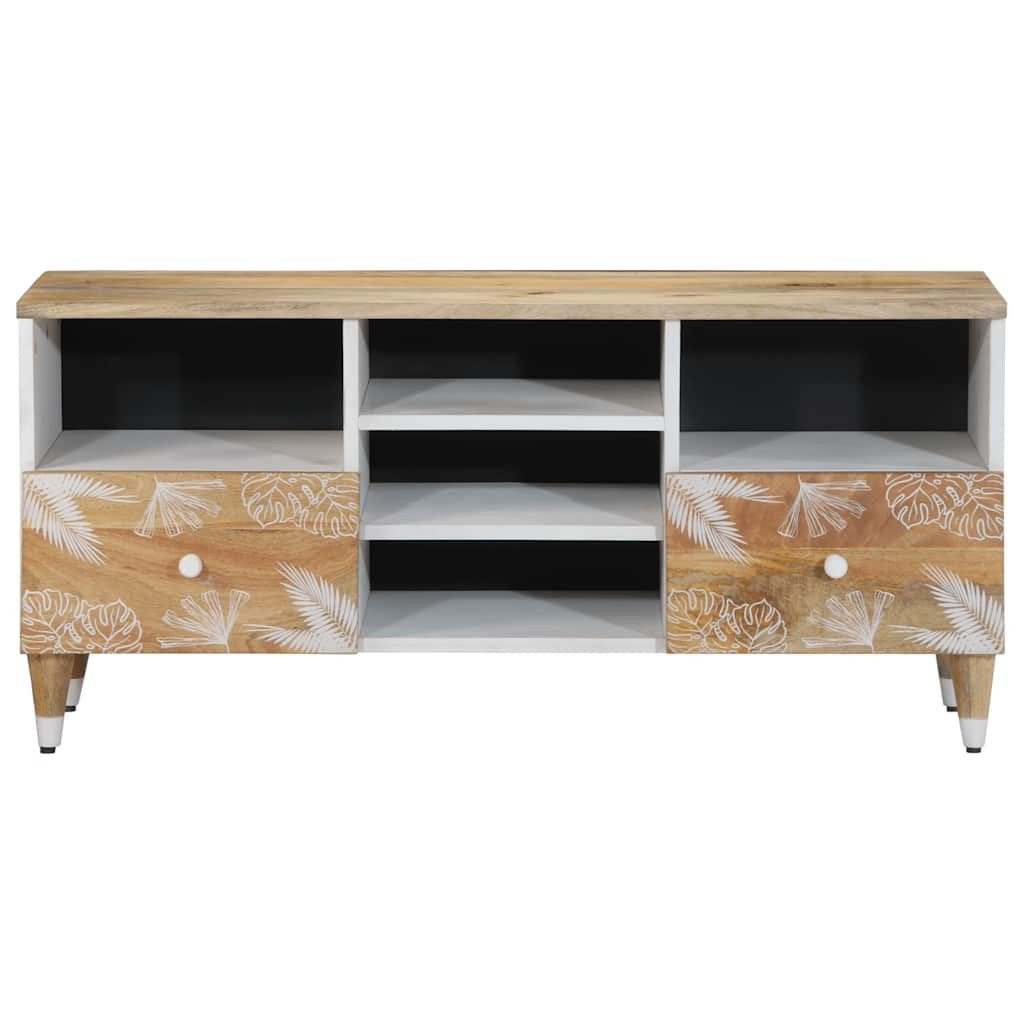 vidaXL TV-Schrank TV-Schrank 100x33,5x46 cm Massivholz günstig online kaufen
