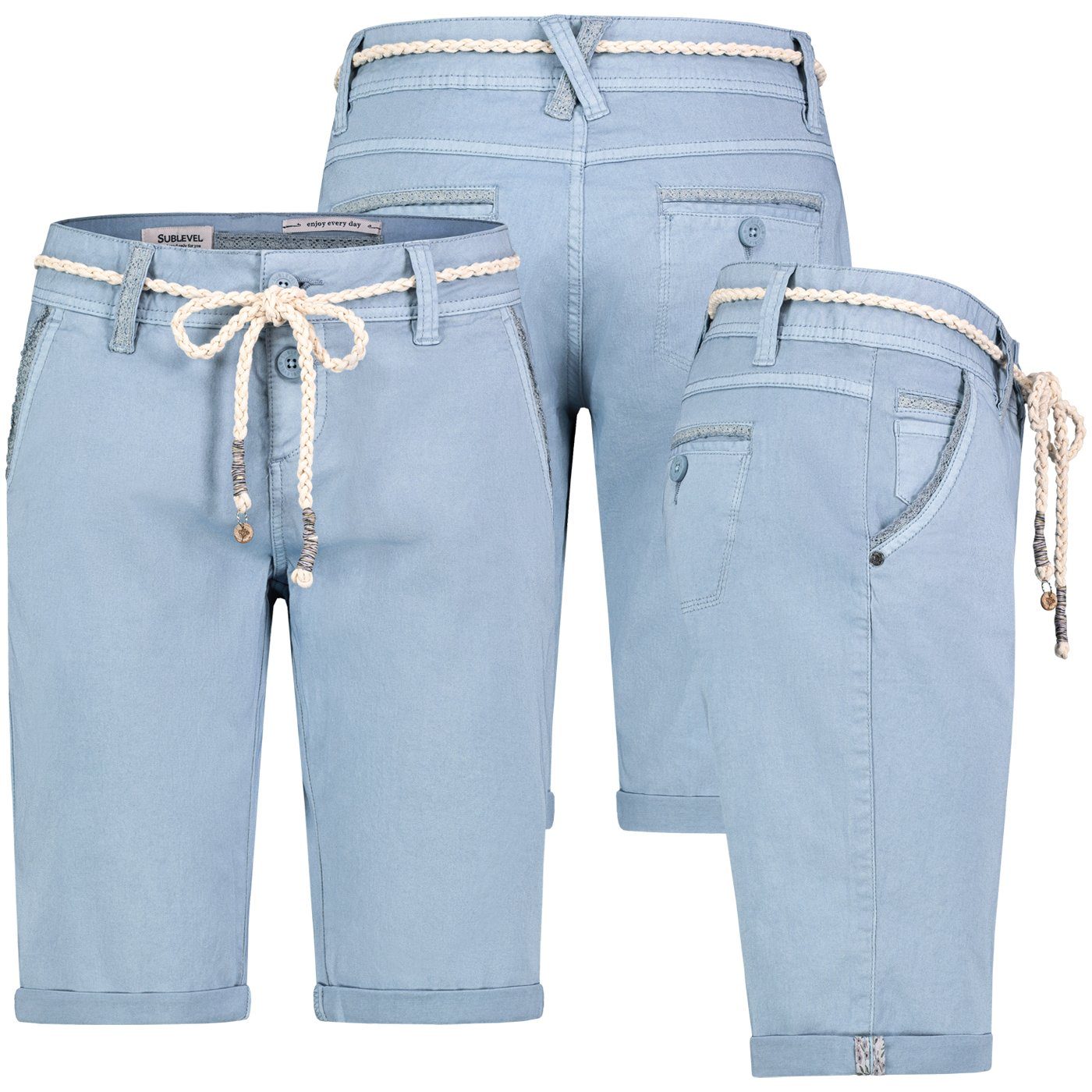SUBLEVEL Bermudas Damen Short Bermuda kurze günstig online kaufen