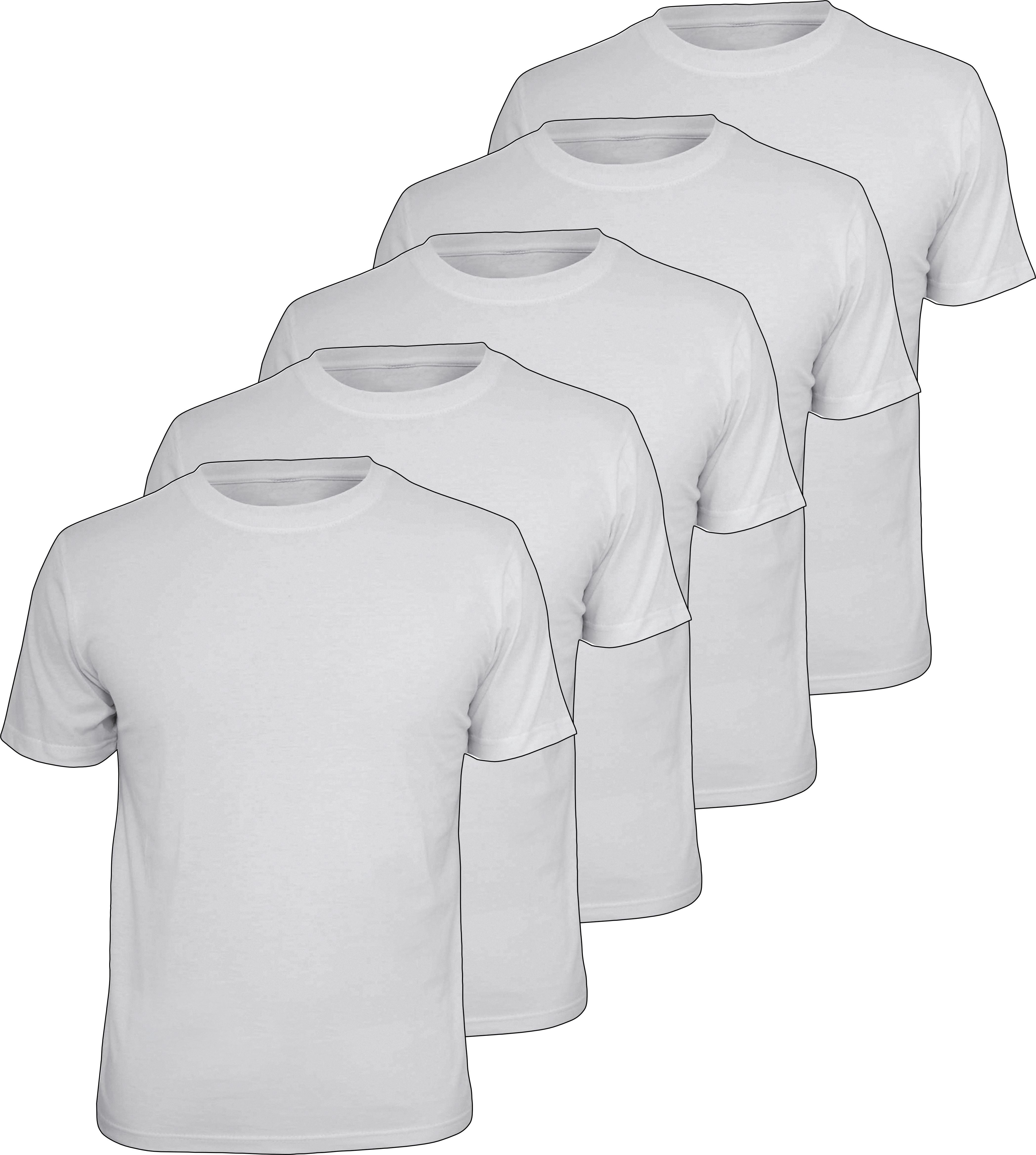 LOBO NEGRO® T-Shirt Arbeits-Worker Shirts 5er Pack