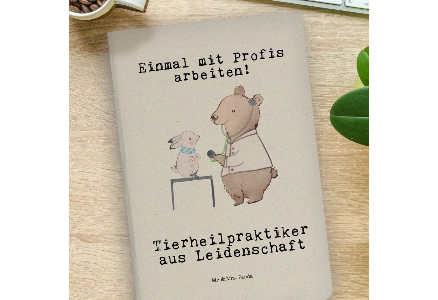 Thumbnail - Mr. & Mrs. Panda Notizbuch Tierheilpraktiker Leidenschaft - Transparent - Geschenk, Schenken, DI Mr. & Mrs. Panda, Bezau...
