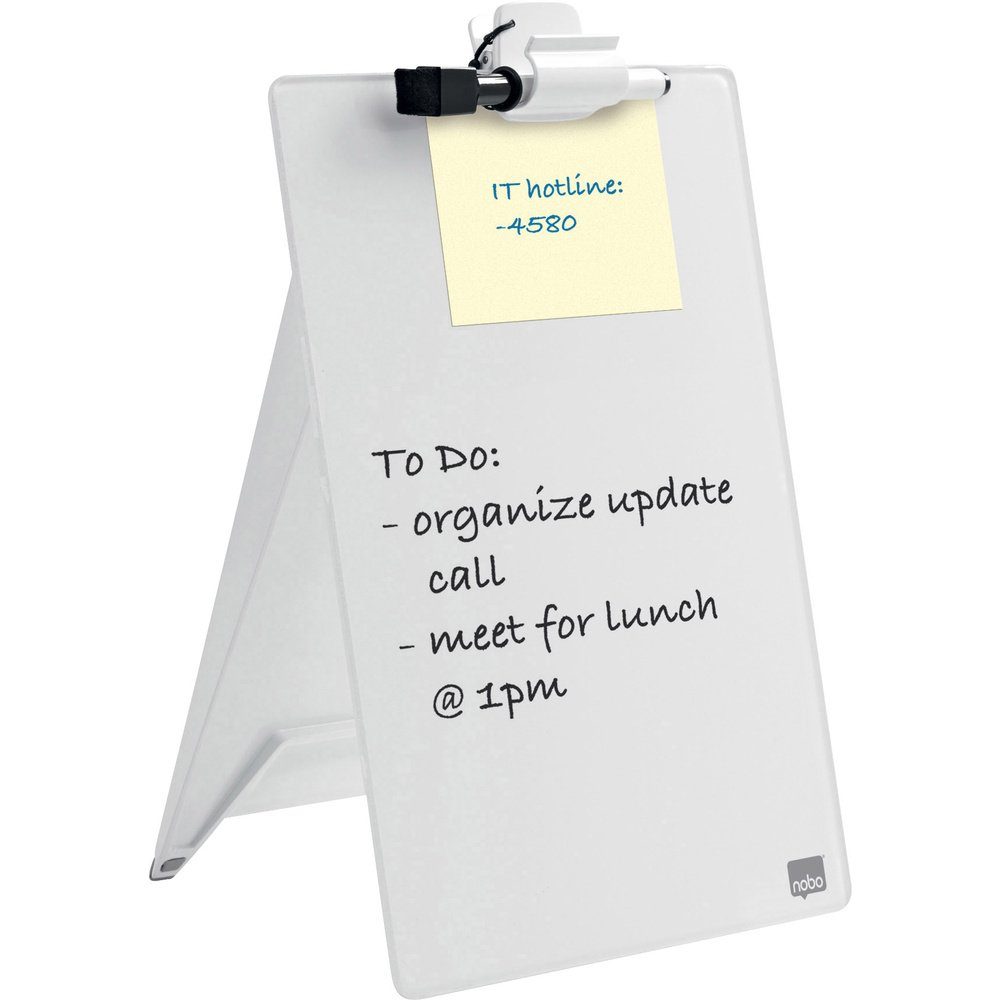NOBO Tafel nobo Glas-Notizboard Diamond Glass Desktop (B x H) 216 mm x 297 mm Bri